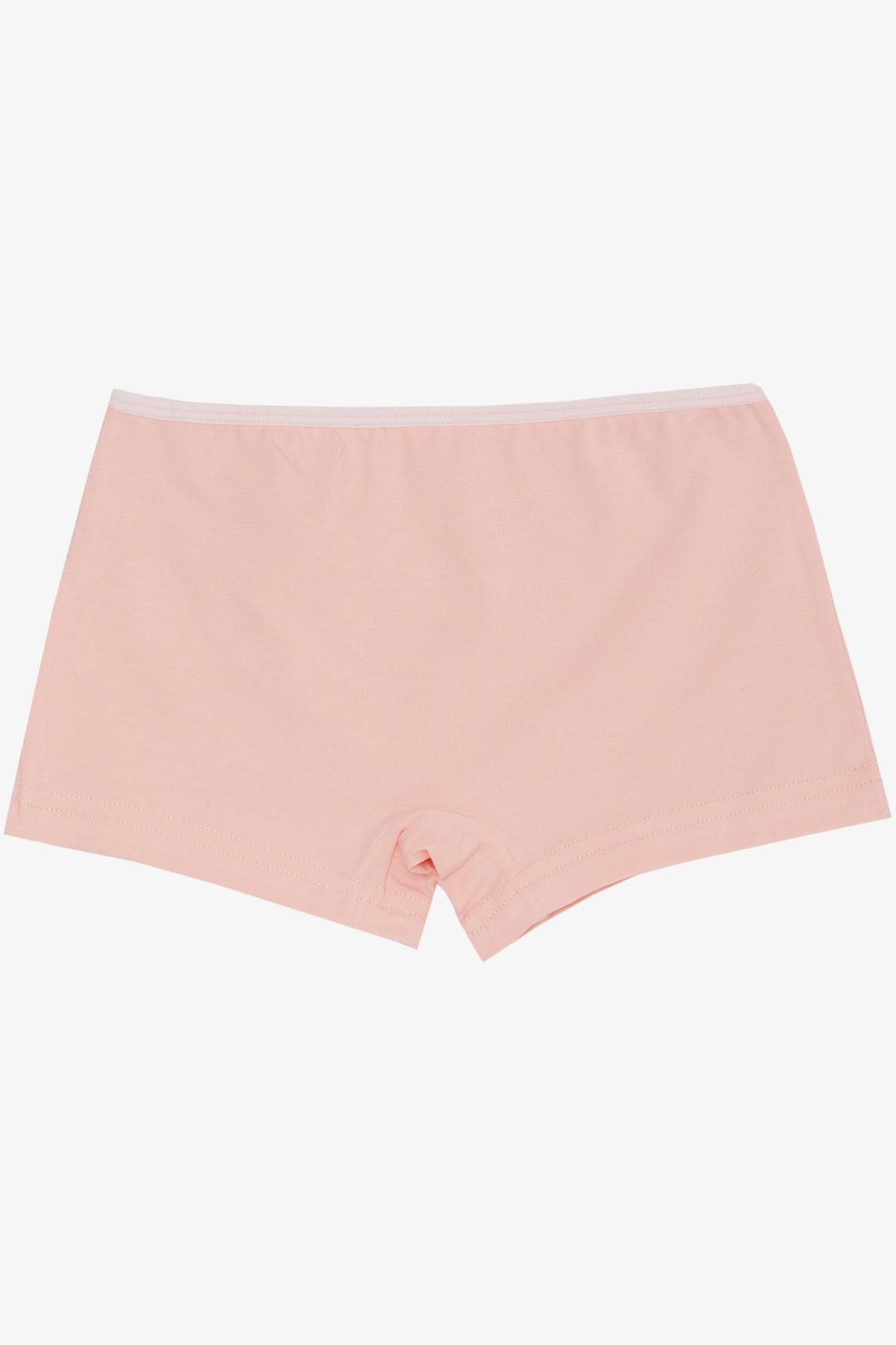 Breeze Kız Çocuk Boxer Sevimli Unicorn Baskılı Somon (5-11 Yaş)
