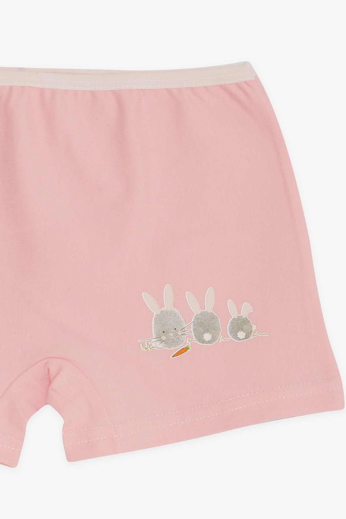 Breeze Kız Çocuk Boxer Tavşancık Baskılı Pembe (5-11 Yaş)