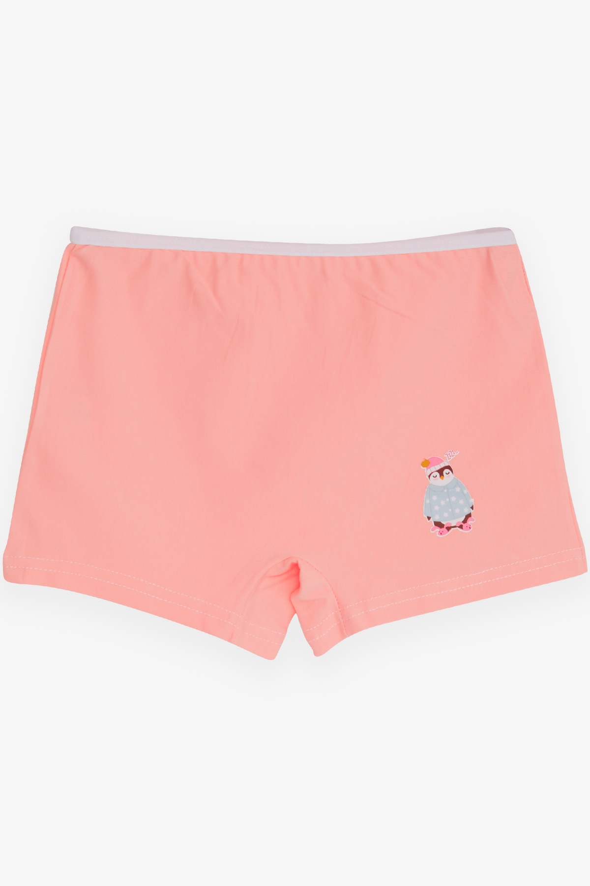 Breeze Kız Çocuk Boxer Uykucu Penguen Baskılı Pembe (5-11 Yaş)