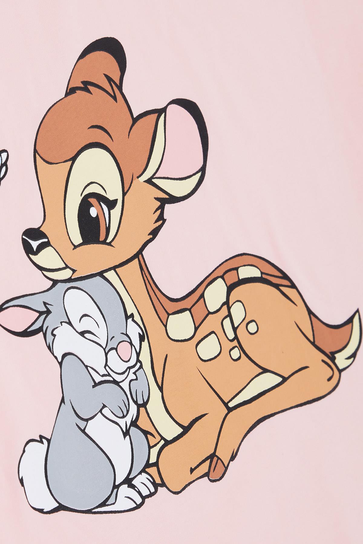 Breeze Kız Çocuk Crop Tişört Dostluk Temalı Somon (10-16 Yaş)