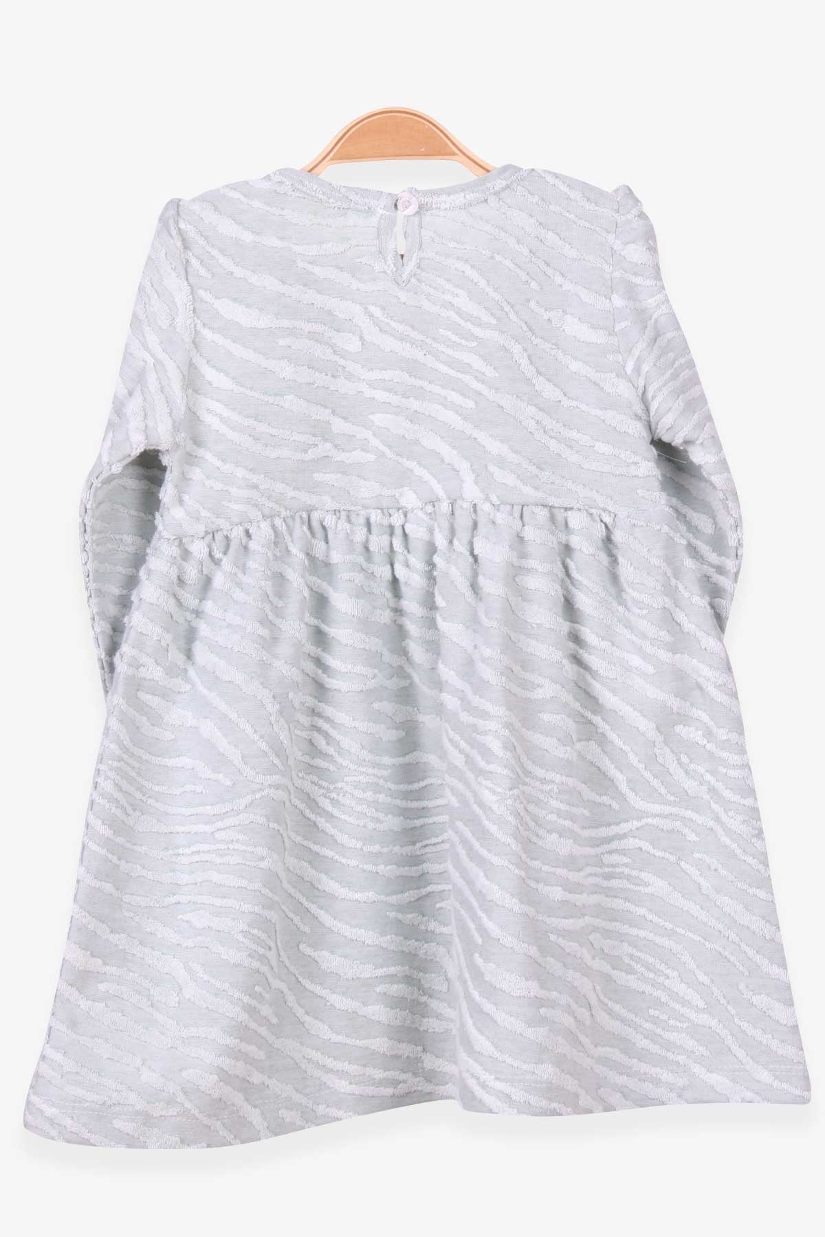 Breeze Kız Çocuk Elbise Desenli Fiyonklu Mint Yeşili (2-6 Yaş)