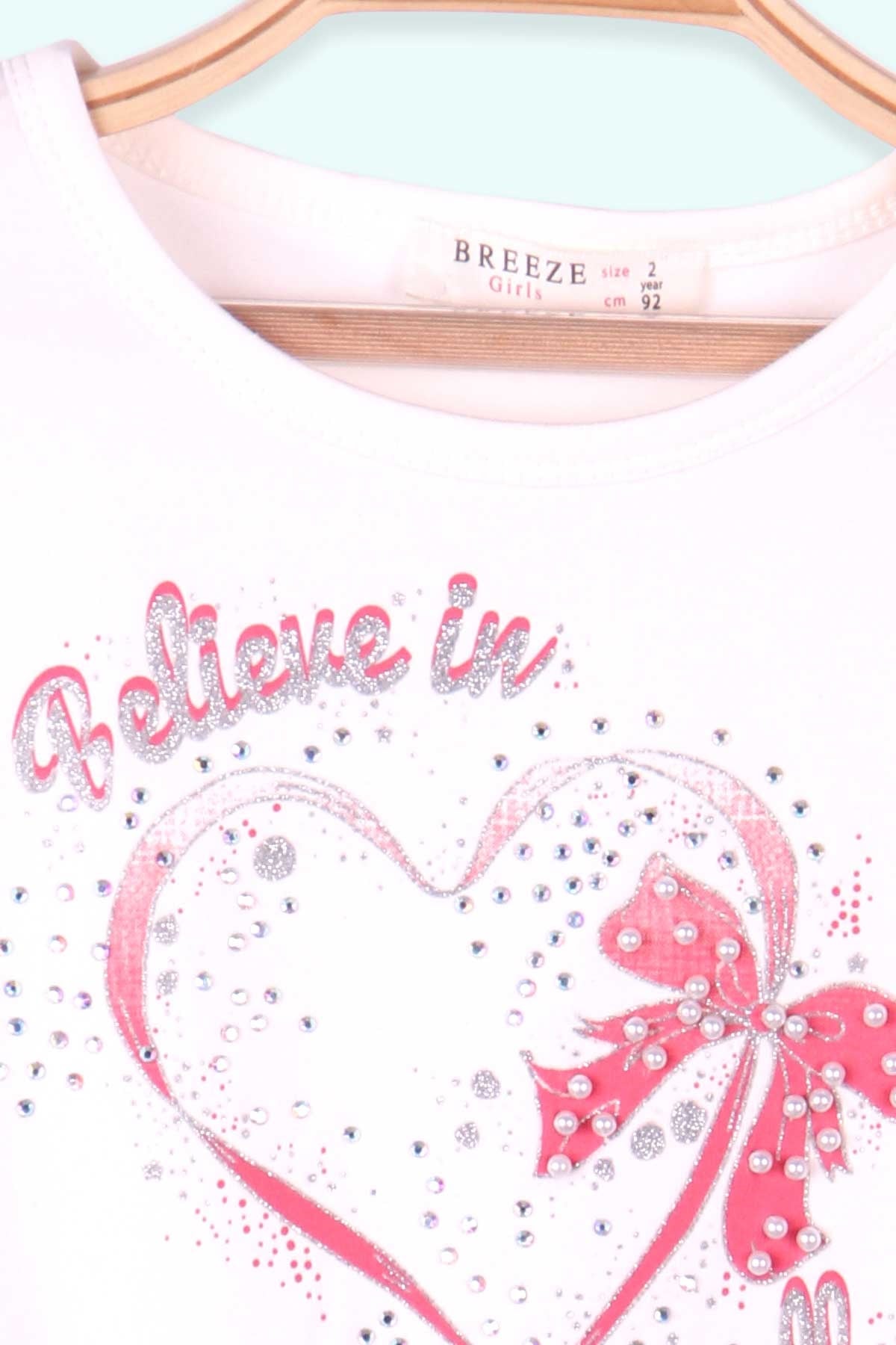 Breeze Kız Çocuk Elbise Fiyonklu Tüllü Mercan (2 Yaş-6 Yaş)