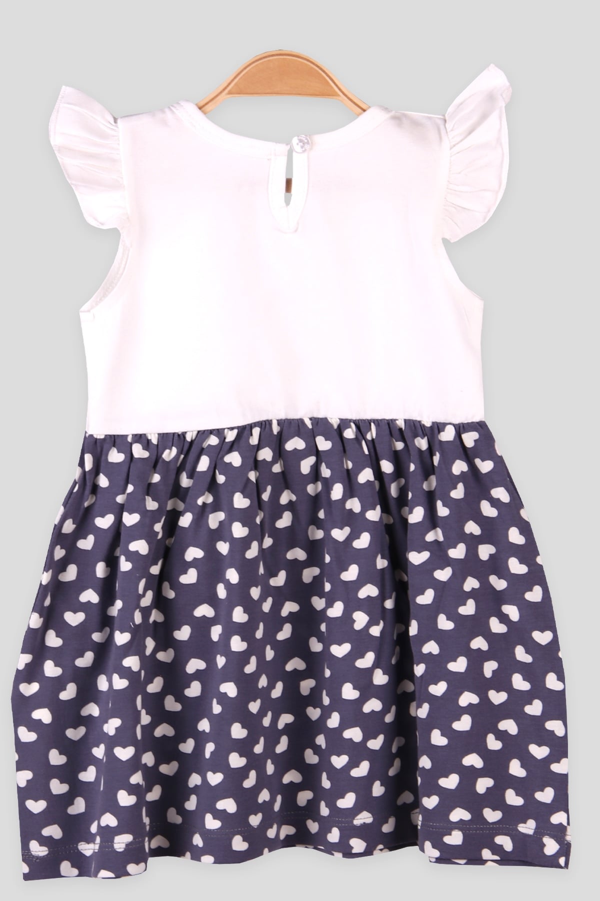 Breeze Kız Çocuk Elbise Kapli Ekru (1.5-5 Yaş)