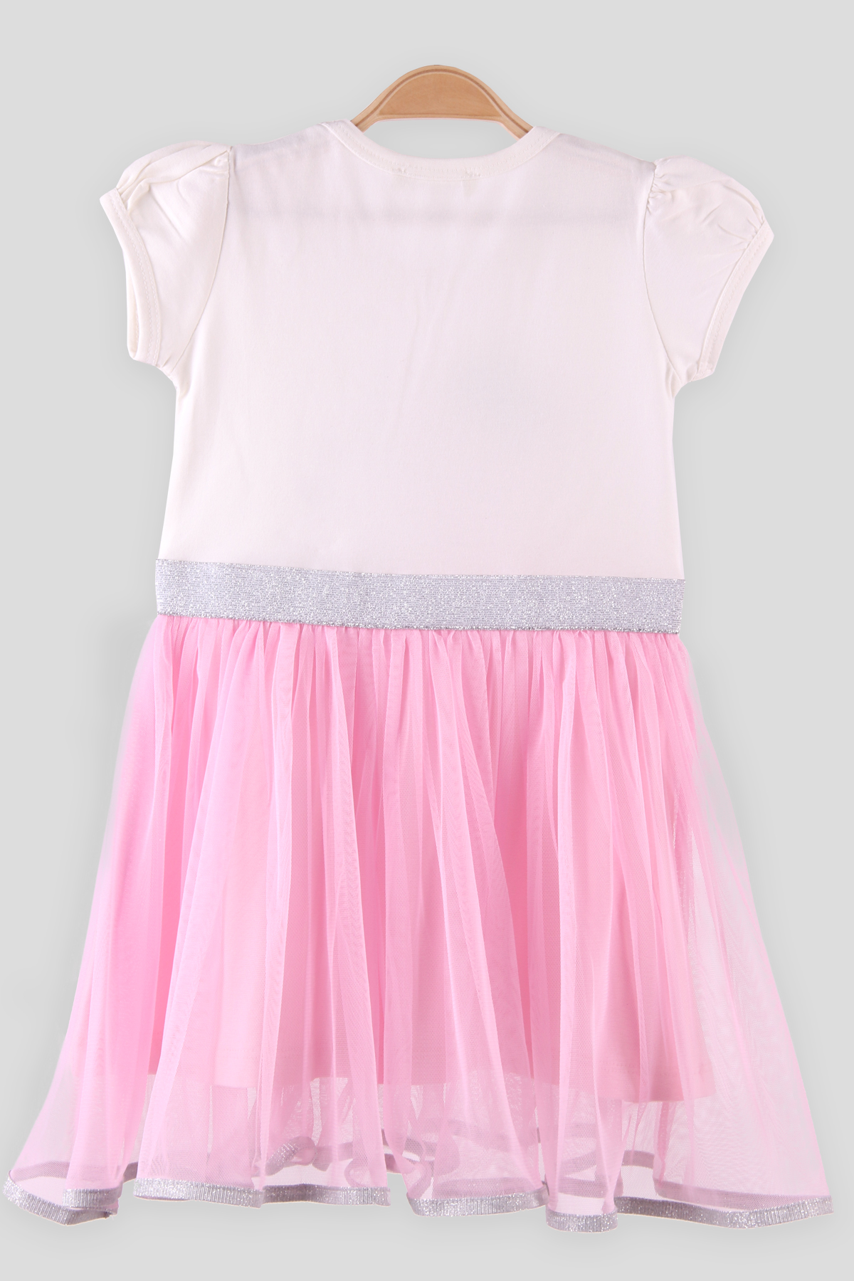 Breeze Kız Çocuk Elbise Pullu Çilekli Pembe (3-8 Yaş)