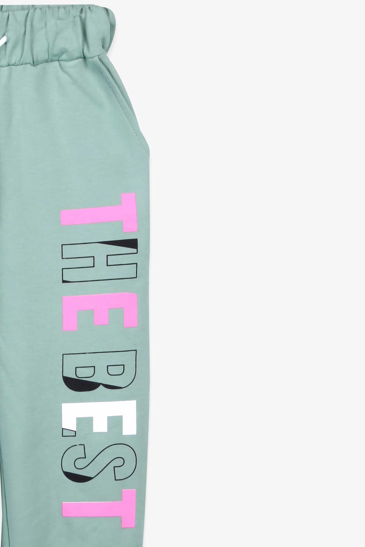 Breeze Kız Çocuk Eşofman Altı Bağcıklı Mint Yeşili (10-14 Yaş)