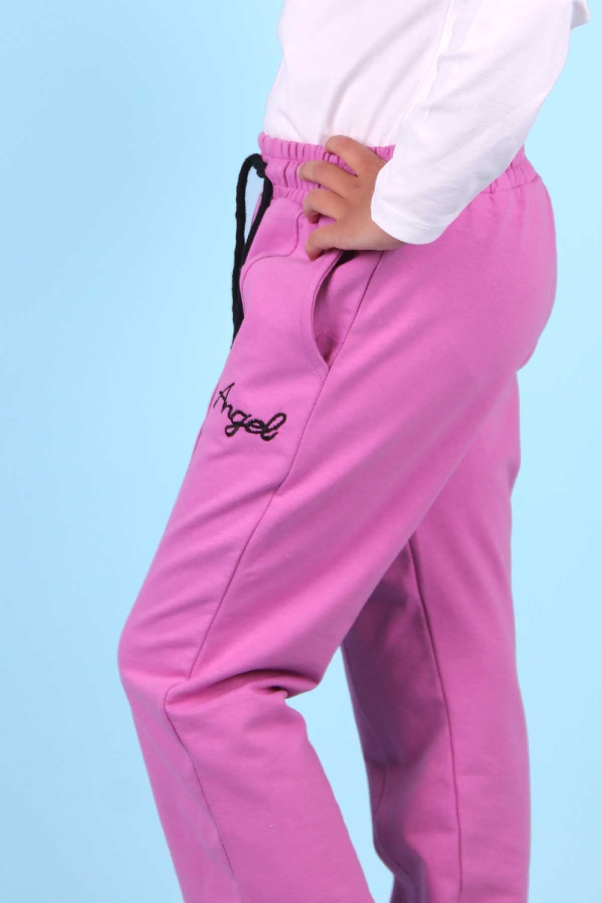Breeze Kız Çocuk Eşofman Altı Basic Pembe (8-14 Yaş)