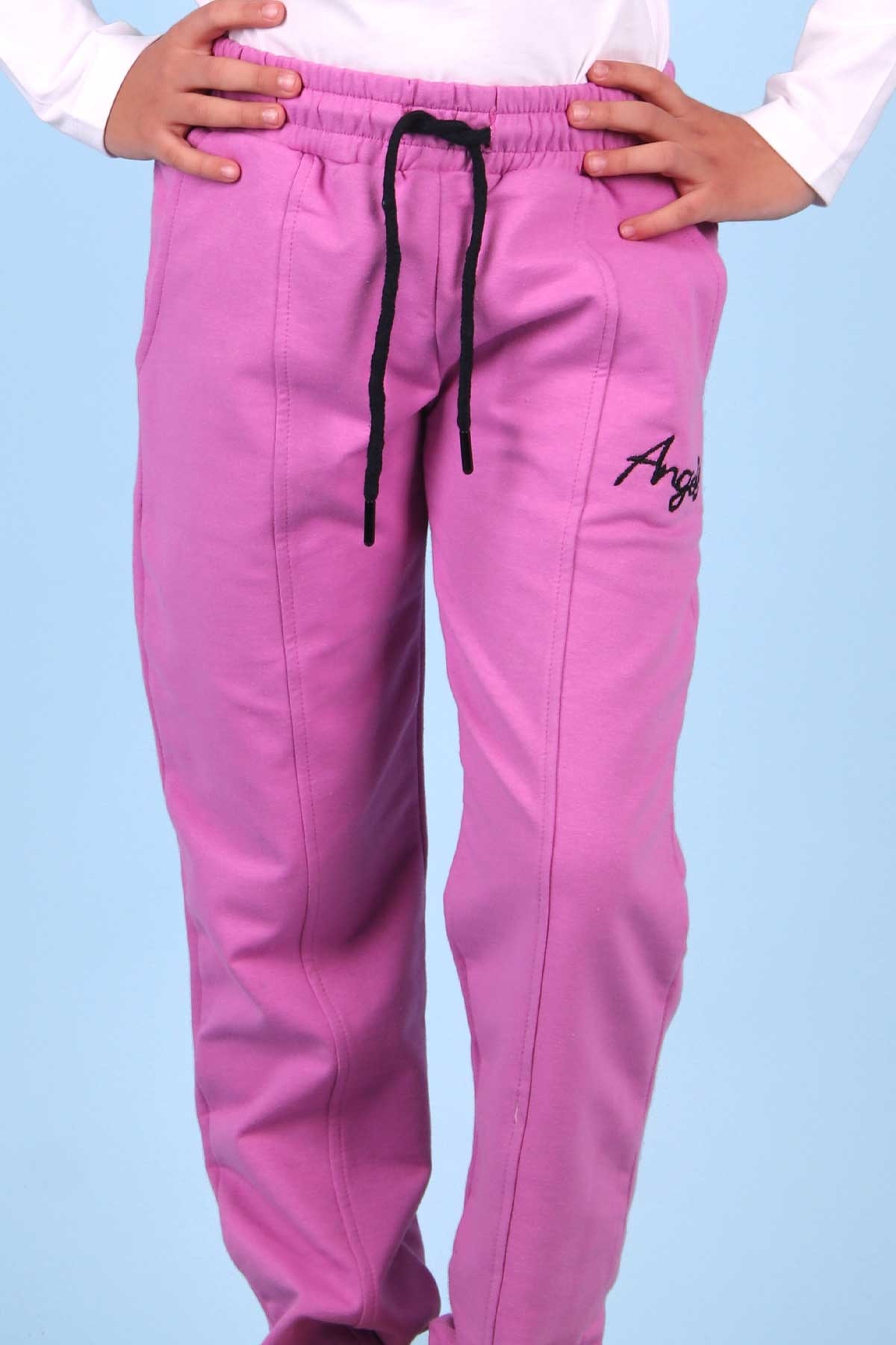 Breeze Kız Çocuk Eşofman Altı Basic Pembe (8-14 Yaş)