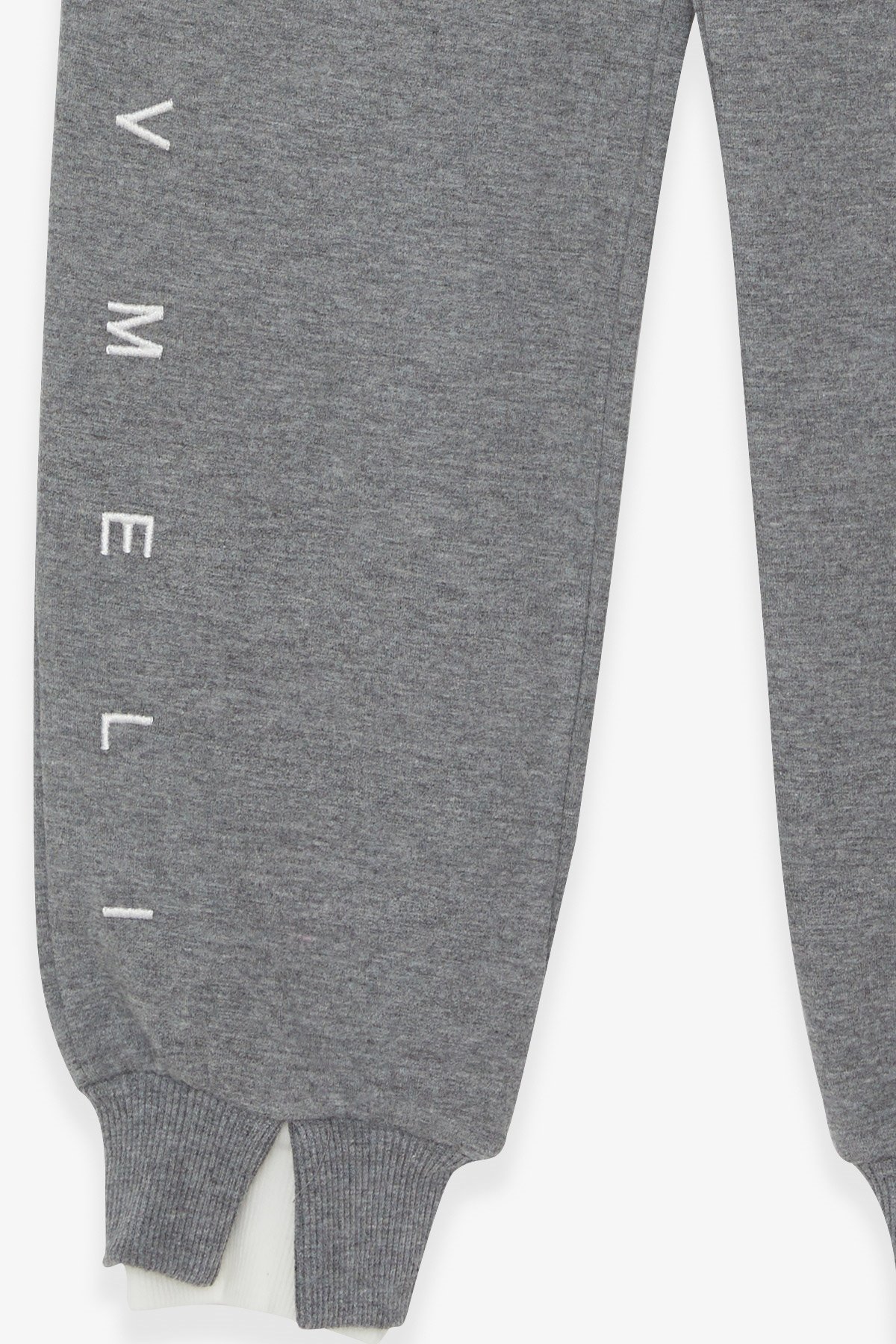 Breeze Kız Çocuk Eşofman Altı Baskılı Koyu Gri Melanj (8-14 Yaş)