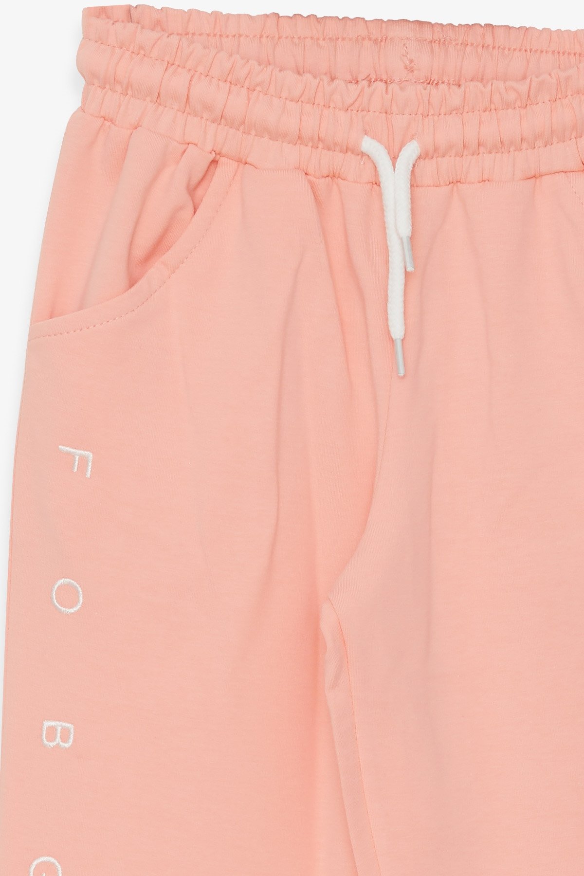 Breeze Kız Çocuk Eşofman Altı Baskılı Somon (8-14 Yaş)