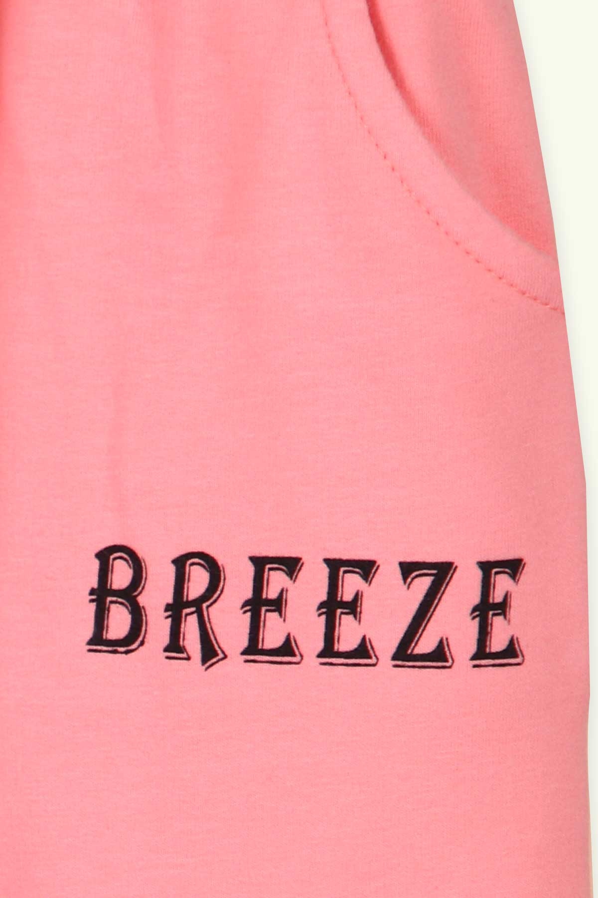 Breeze Kız Çocuk Eşofman Altı Baskılı Somon (8-14 Yaş)