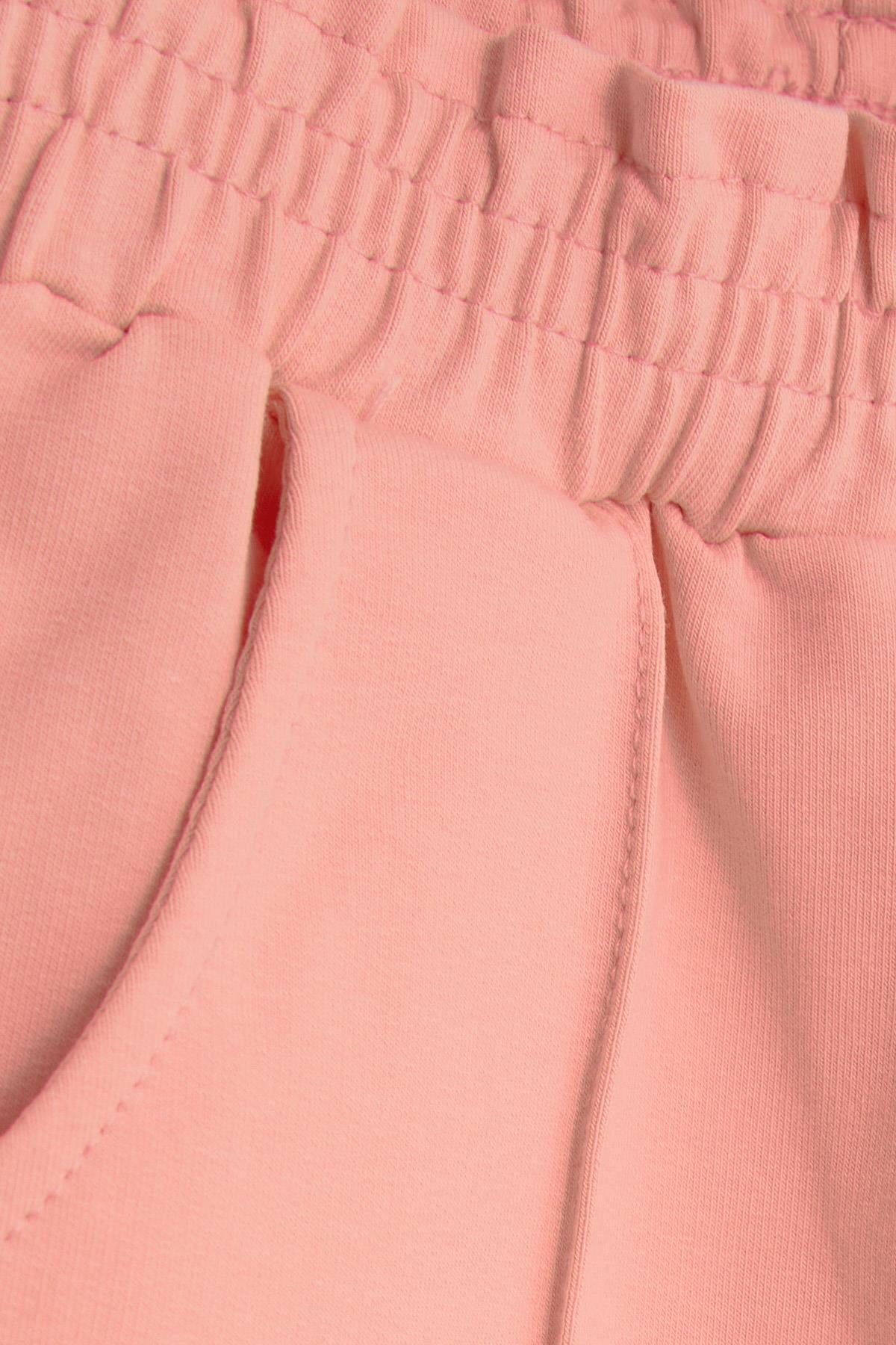 Breeze Kız Çocuk Eşofman Altı Beli Lastikli Cepli Somon (1-4 Yaş)