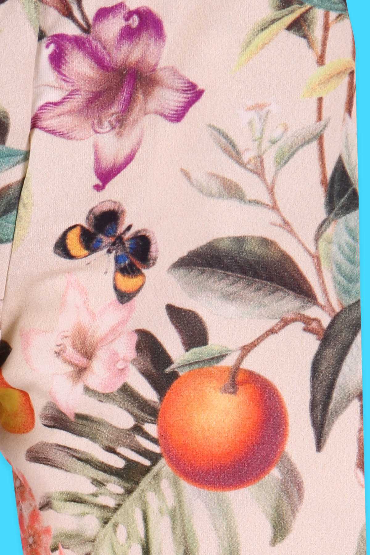 Breeze Kız Çocuk Eşofman Altı Meyve Desenli Krem (1.5-5 Yaş)