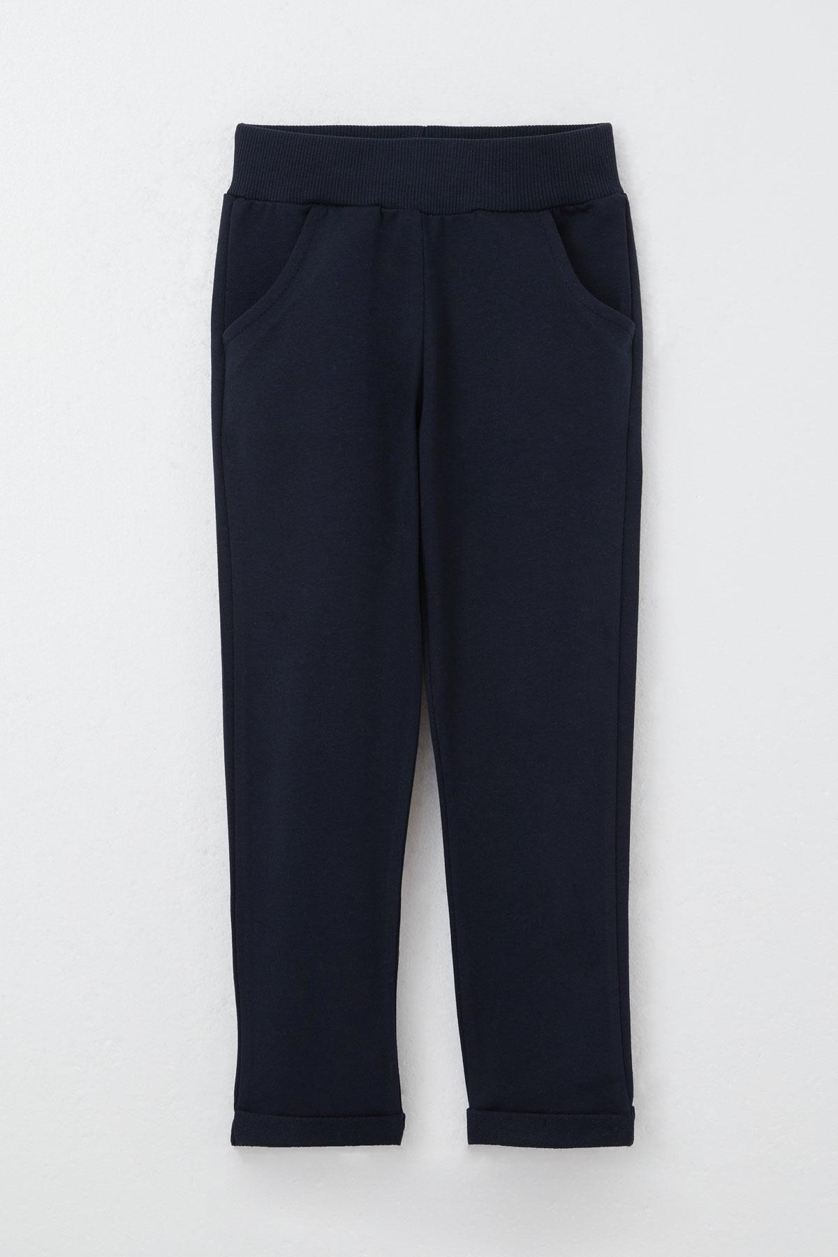 Breeze Kız Çocuk Eşofman Takım Çiçek Nakışlı Pembe (1.5-5 Yaş)