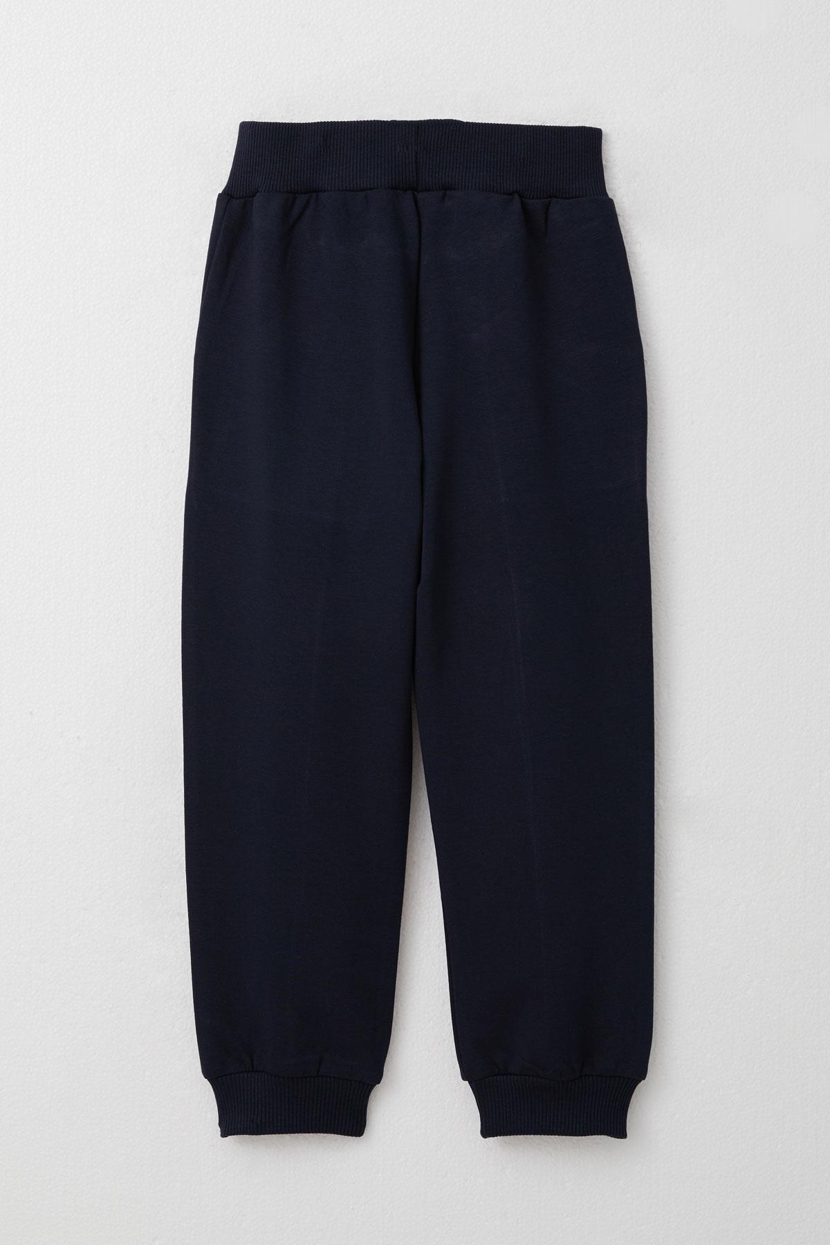 Breeze Kız Çocuk Eşofman Takım Düşünceli Kız Baskılı Pembe (2-4 Yaş)