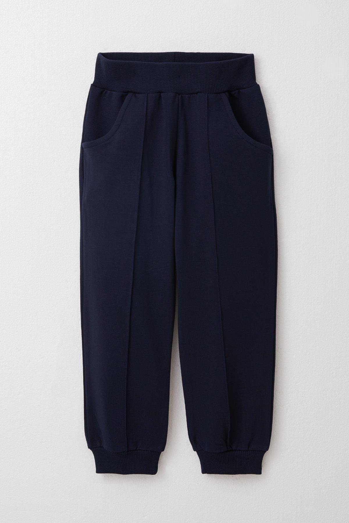 Breeze Kız Çocuk Eşofman Takım Düşünceli Kız Baskılı Pembe (2-4 Yaş)