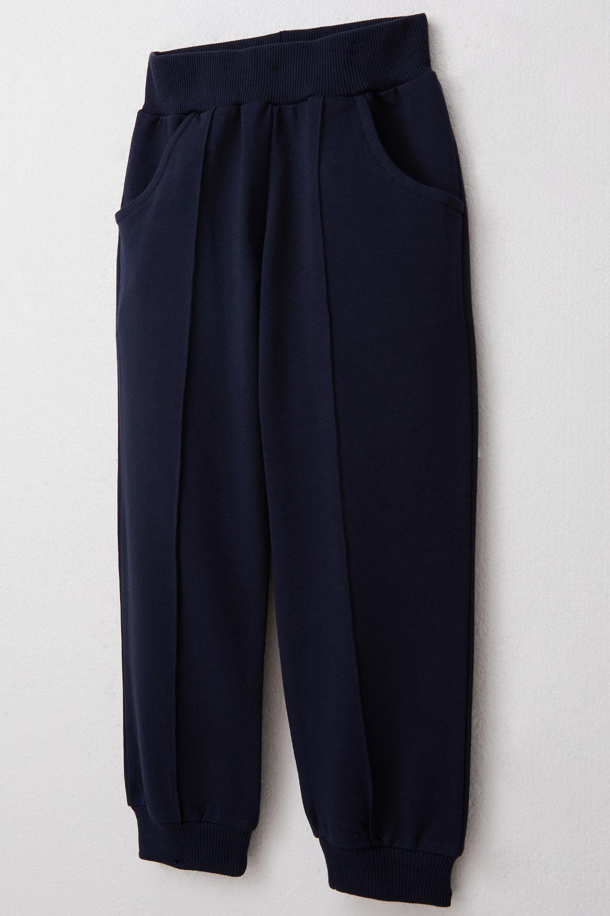 Breeze Kız Çocuk Eşofman Takım Düşünceli Kız Baskılı Pembe (2-4 Yaş)