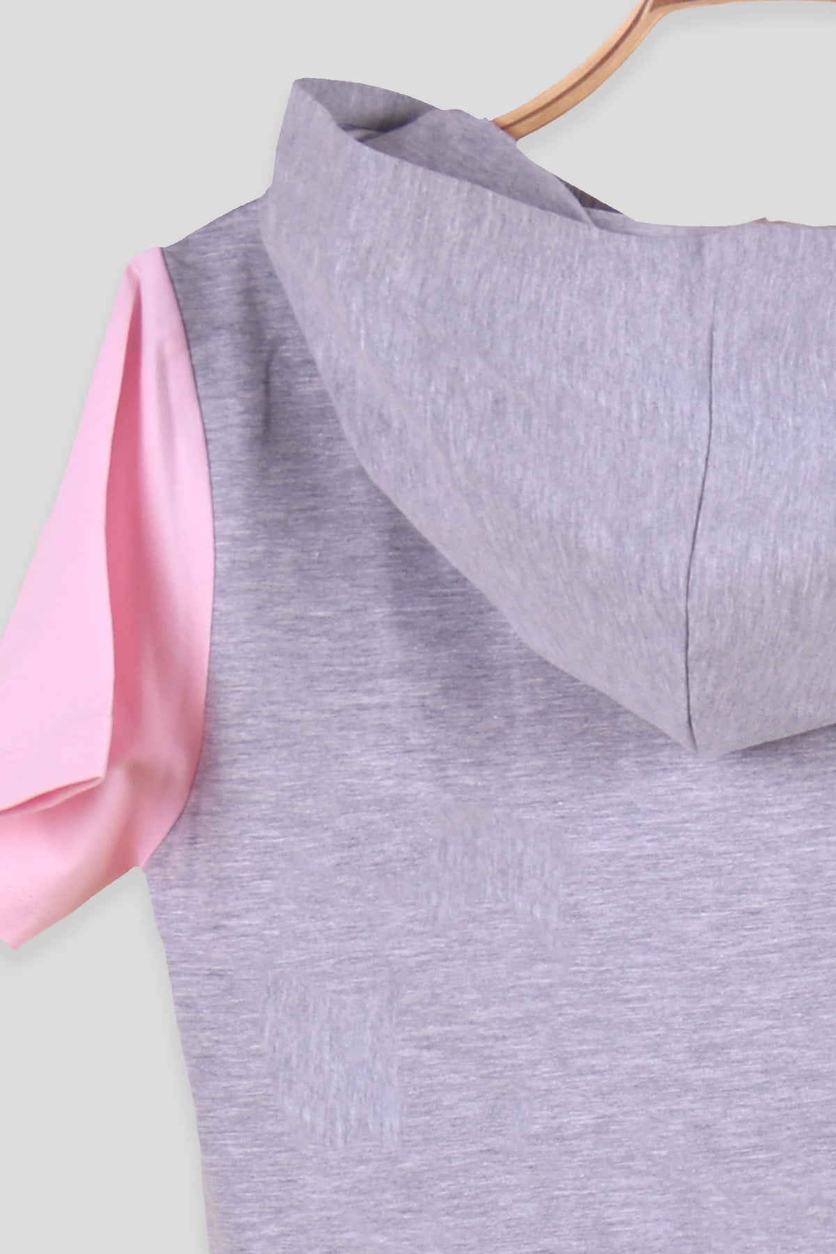 Breeze Kız Çocuk Eşofman Takım Kapüşonlu Şapka Baskılı Pembe (9-14 Yaş)