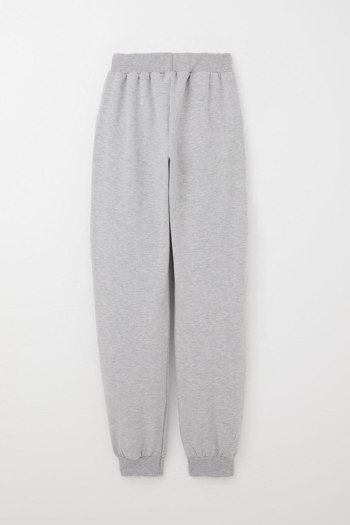 Breeze Kız Çocuk Eşofman Takım Moda Temalı Yazı Nakışlı Pembe (8-12 Yaş)