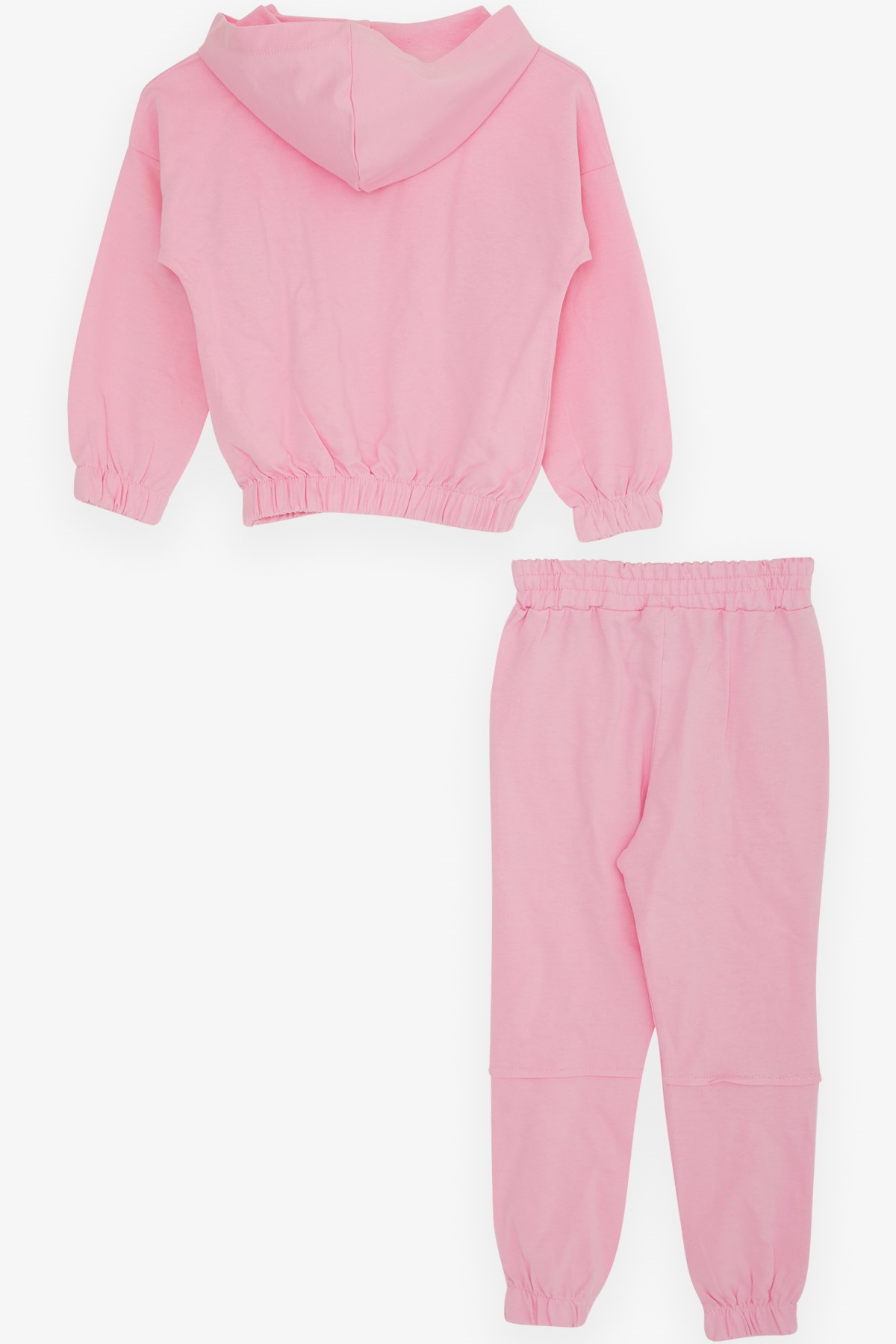 Breeze Kız Çocuk Eşofman Takımı Ayıcık Aksesuarlı Pembe (5-9 Yaş)