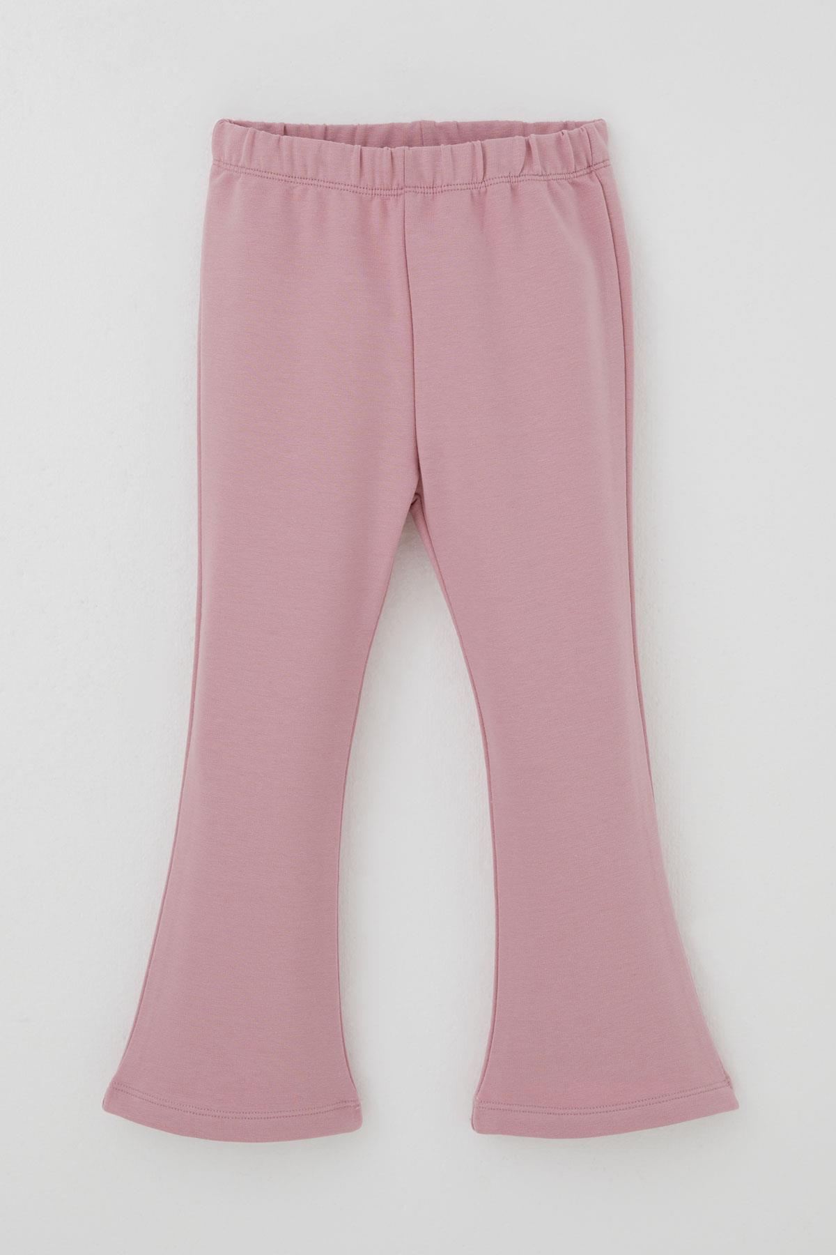 Breeze Kız Çocuk Eşofman Takımı Dostluk Papatyası Nakış Baskılı Bej (2-6 Yaş)