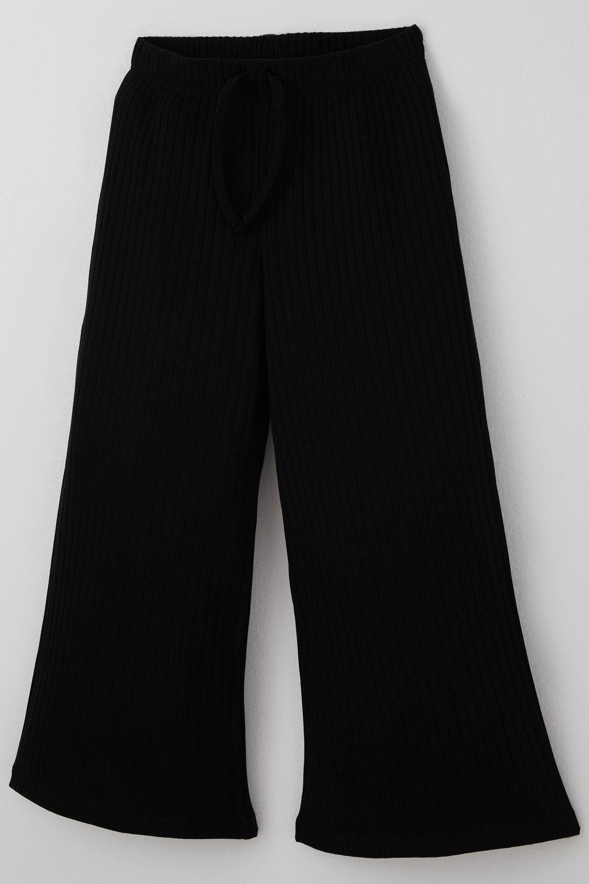 Breeze Kız Çocuk Eşofman Takımı Fiyonk Detaylı Bağcık Aksesuarlı Ekru (7-12 Yaş)