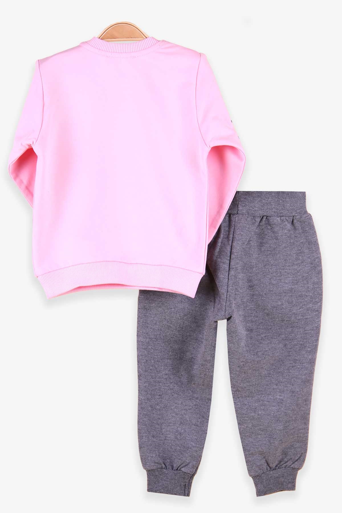 Breeze Kız Çocuk Eşofman Takımı Pullu Pembe(1.5-5 Yaş)