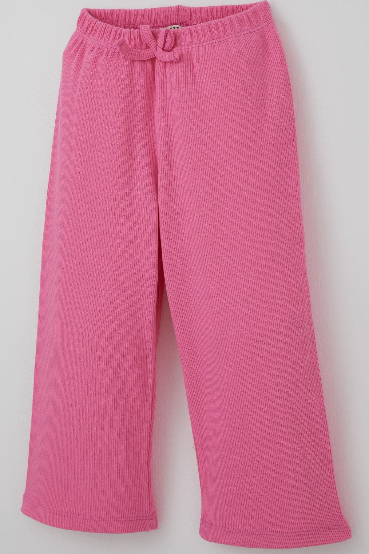 Breeze Kız Çocuk Eşofman Takımı Sevgi Temalı Mutlu Ayıcık Nakışlı Beyaz (3-7 Yaş)