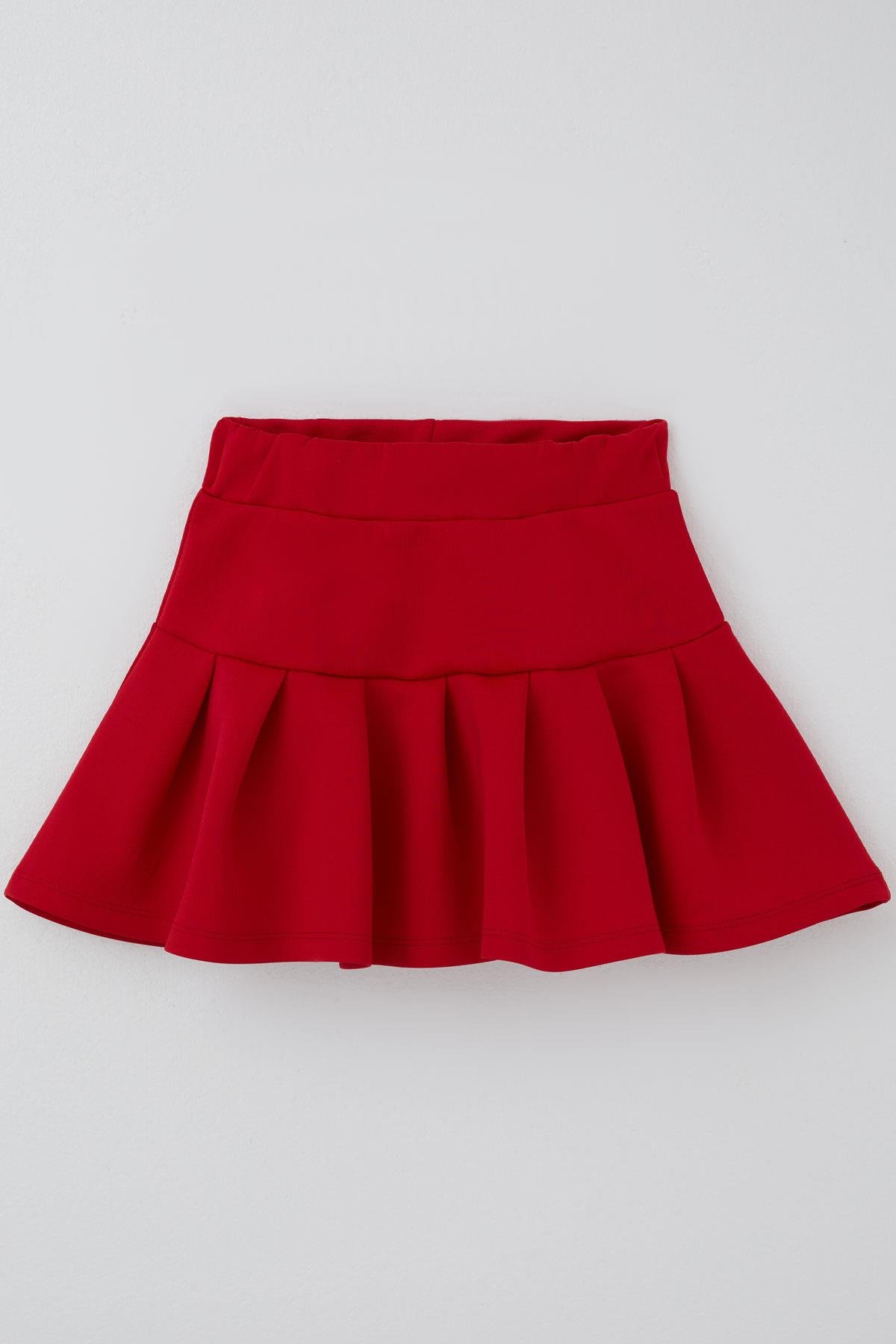 Breeze Kız Çocuk Etekli Takım Taş İşlemeli Fiyonk Aksesuarlı Siyah (6-12 Yaş)