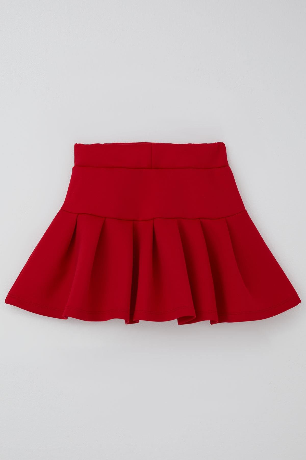 Breeze Kız Çocuk Etekli Takım Taş İşlemeli Fiyonk Aksesuarlı Siyah (6-12 Yaş)