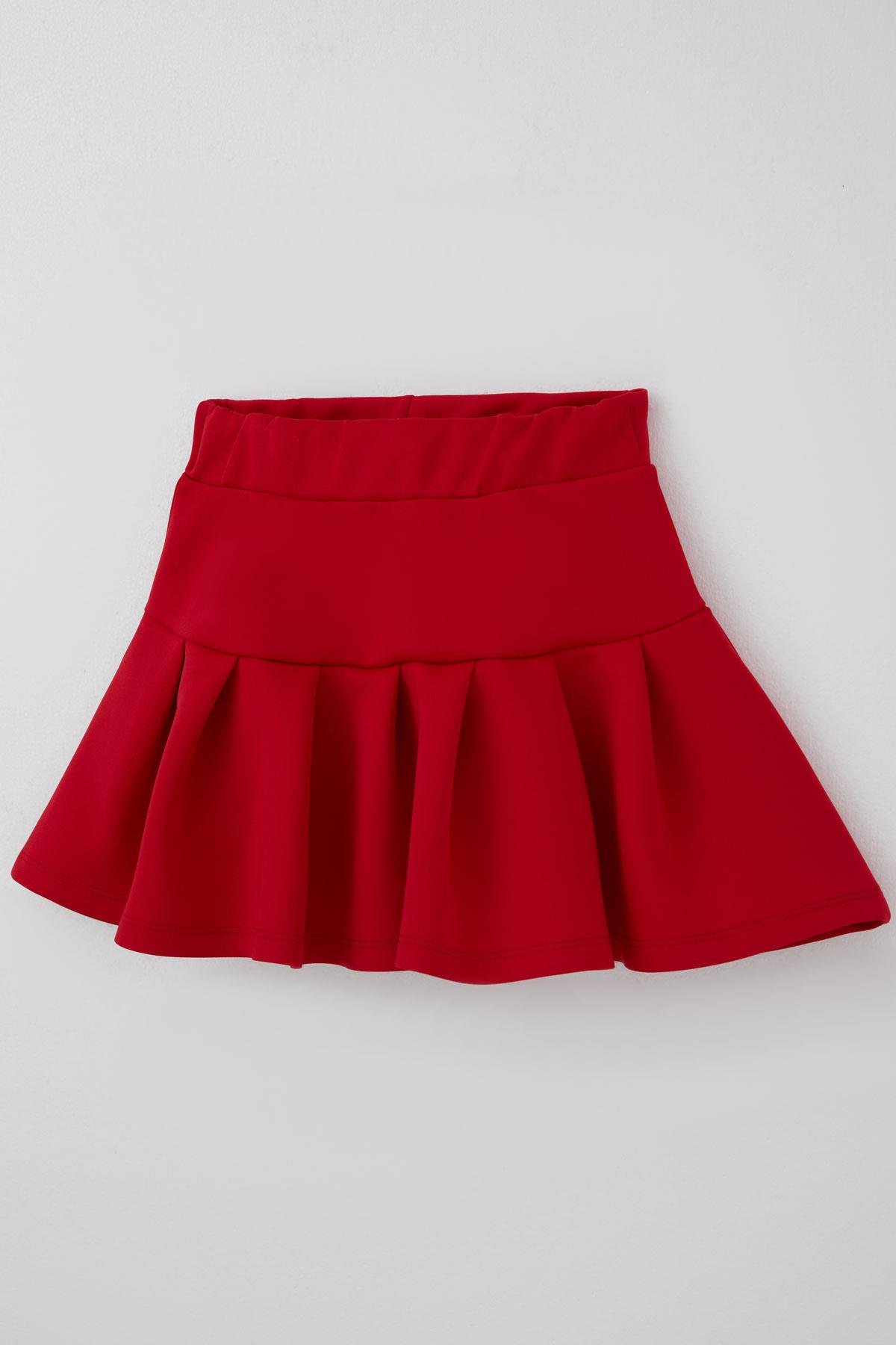 Breeze Kız Çocuk Etekli Takım Taş İşlemeli Fiyonk Aksesuarlı Siyah (6-12 Yaş)