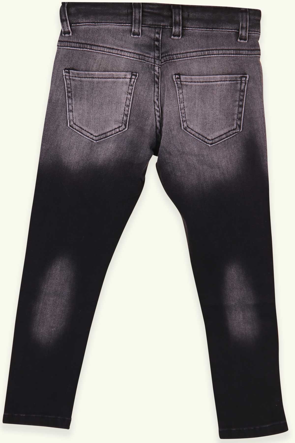 Breeze Kız Çocuk Garson Pantolon Taşlı Siyah (5-8 Yaş)