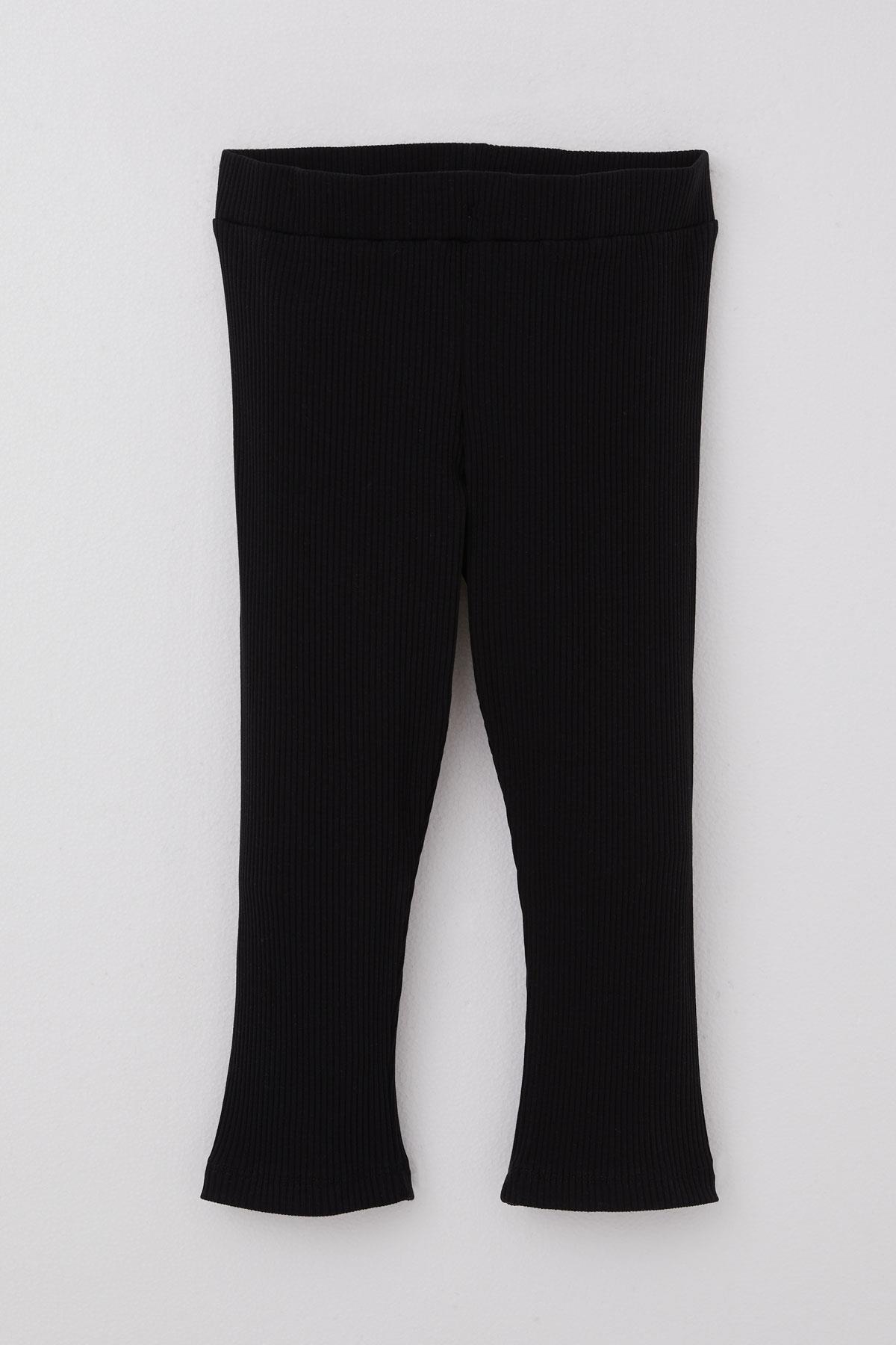 Breeze Kız Çocuk Kapri Taytlı Takım Çapraz Detay Yazı Baskılı Gülkurusu (8-14 Yaş)