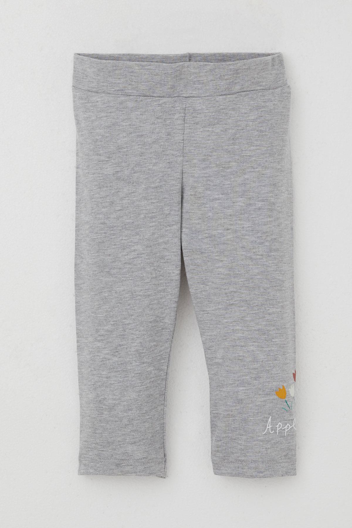 Breeze Kız Çocuk Kapri Taytlı Takım Çiftçi Kız Baskılı Pembe (1-4 Yaş)