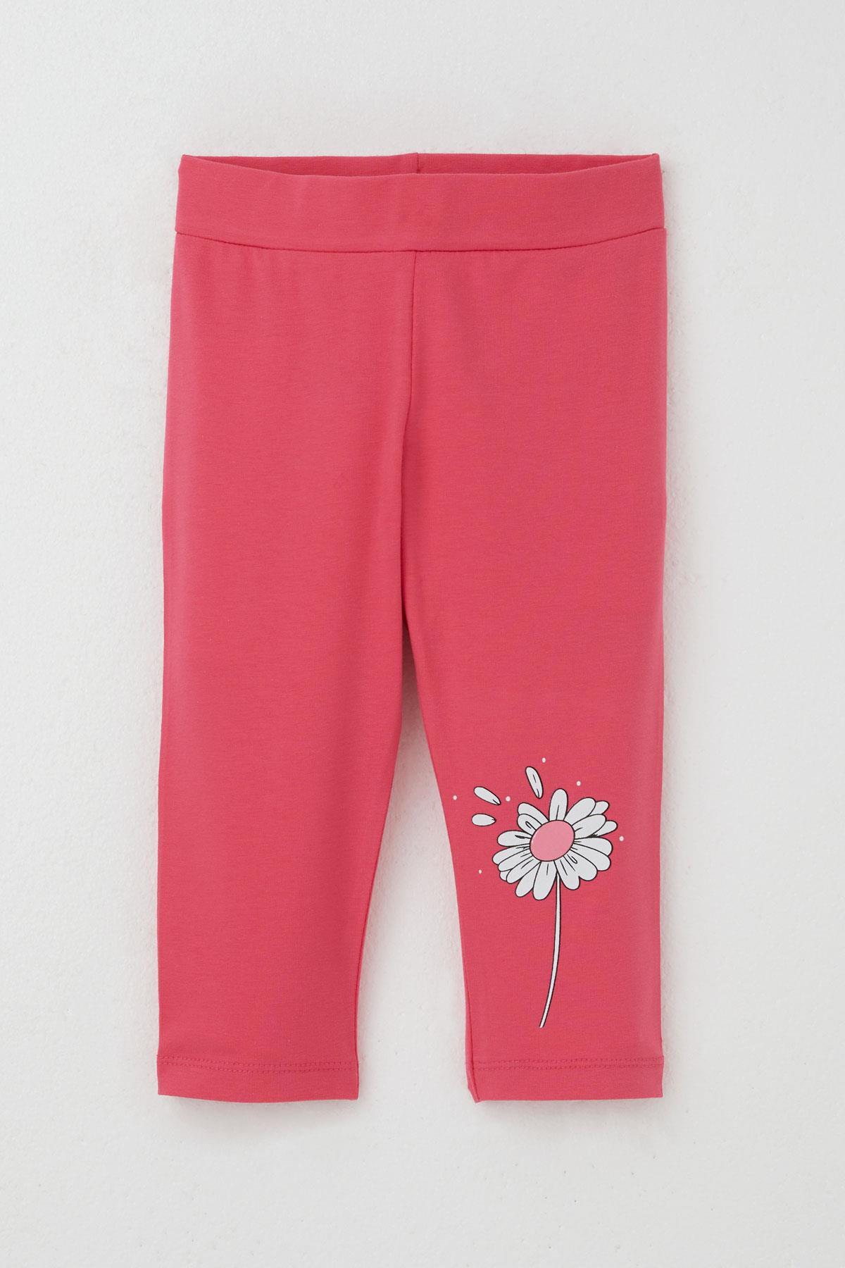 Breeze Kız Çocuk Kapri Taytlı Takım Papatya Perisi Ekru (2-6 Yaş)