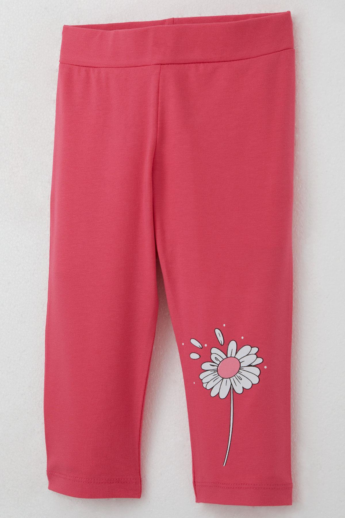 Breeze Kız Çocuk Kapri Taytlı Takım Papatya Perisi Ekru (2-6 Yaş)