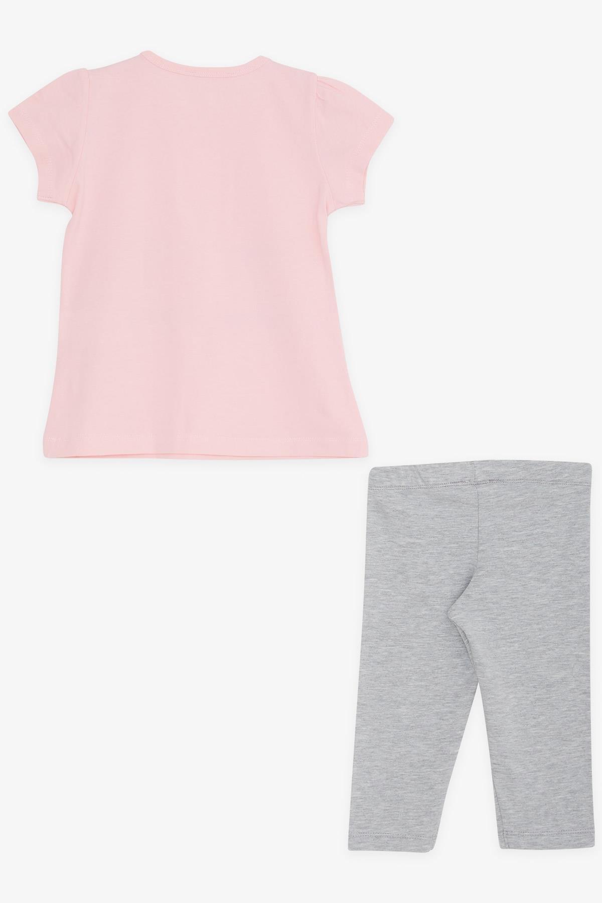 Breeze Kız Çocuk Kapri Taytlı Takım Rüya Temalı Pembe (1-4 Yaş)