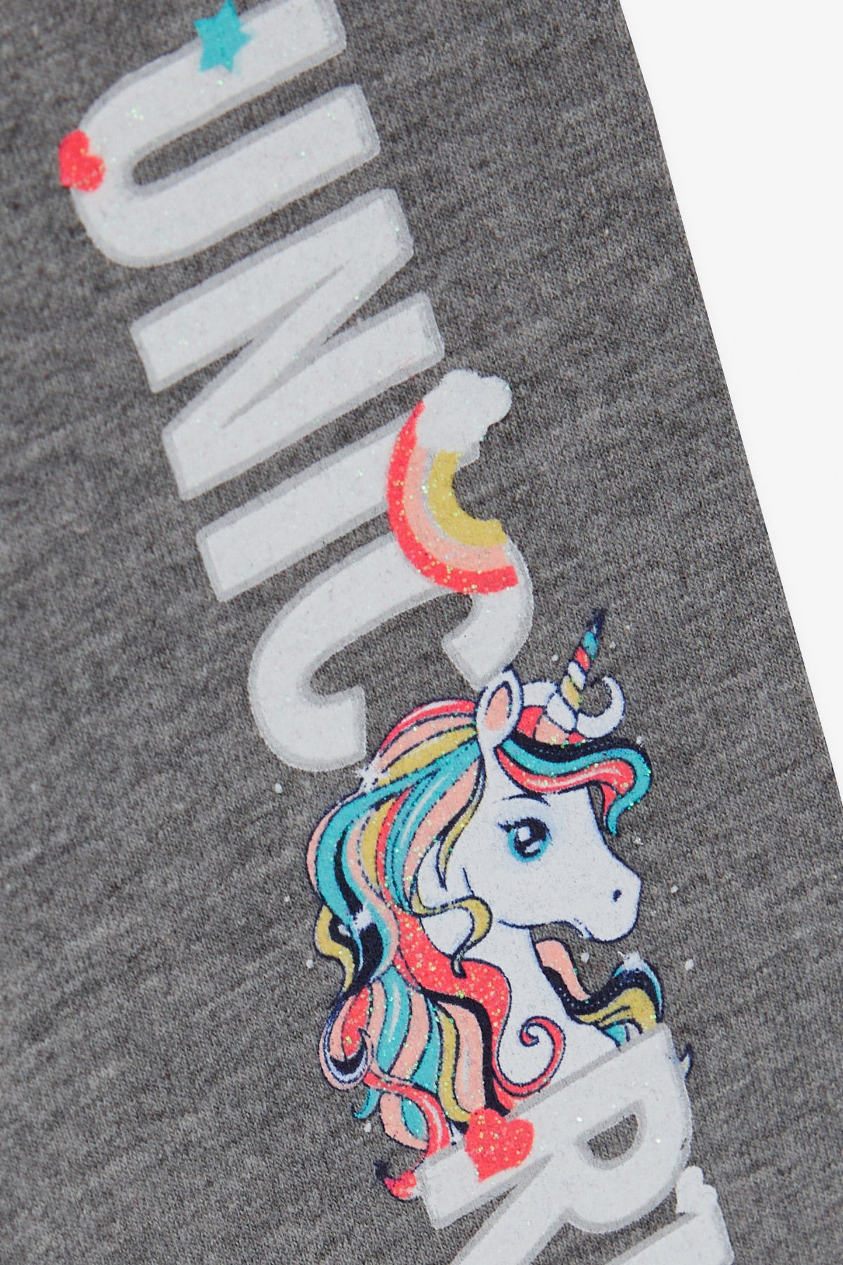 Breeze Kız Çocuk Kapri Taytlı Takım Unicorn Somon (2-6 Yaş)