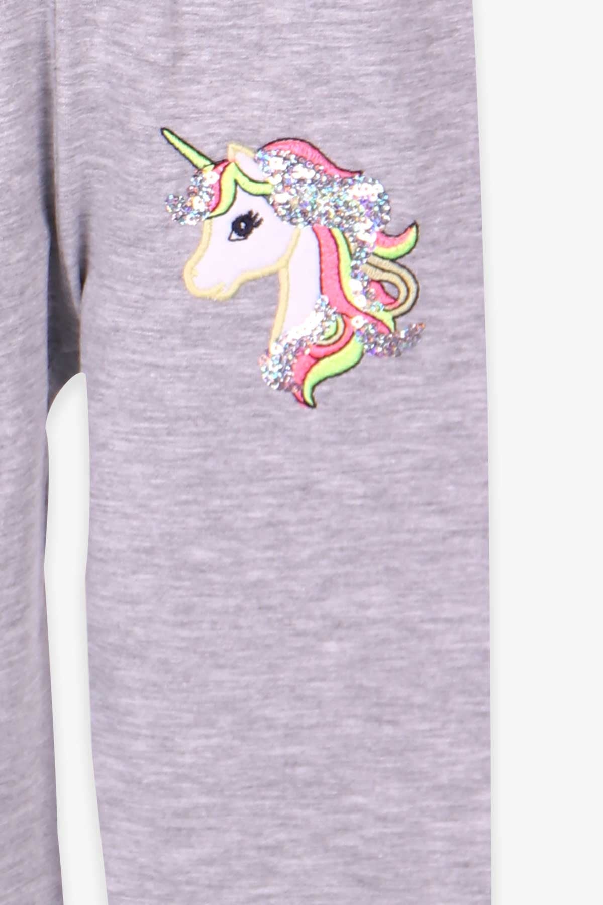 Breeze Kız Çocuk Kapri Taytlı Takım Unicorn Sarı (2-4 Yaş)