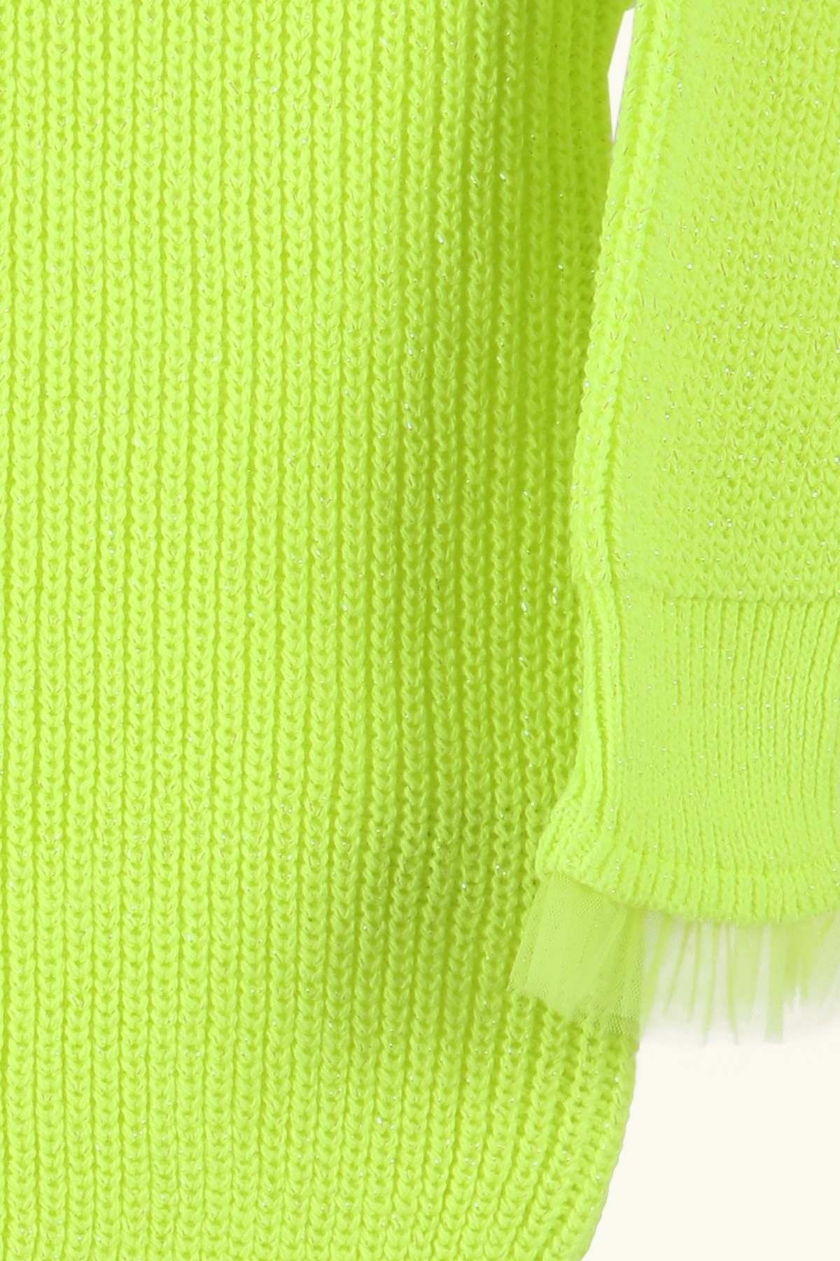 Breeze Kız Çocuk Kazak Basic Neon Yeşil (3-11 Yaş)