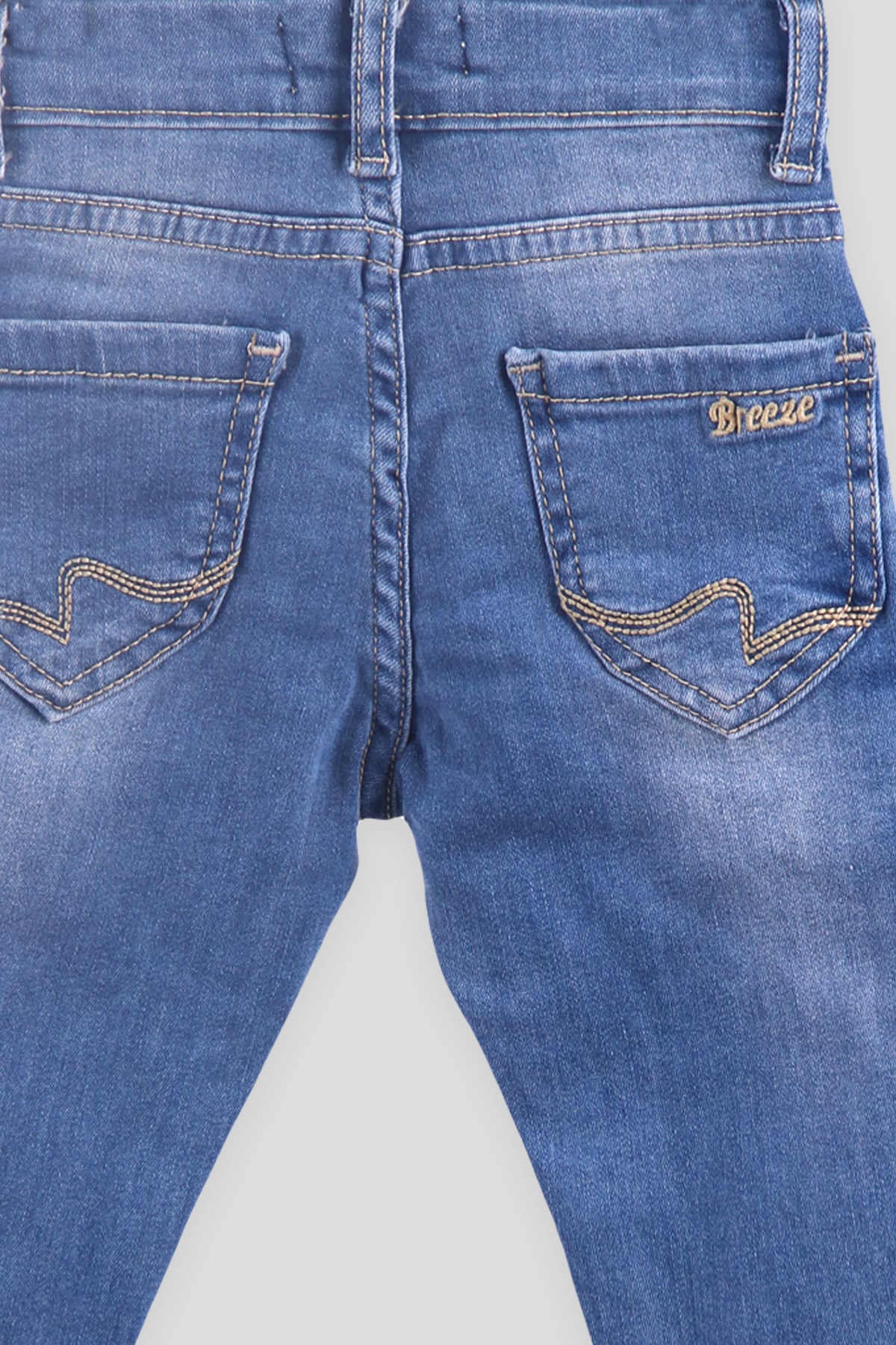 Breeze Kız Çocuk Kot Pantolon  Mavi (1.5-5 Yaş)