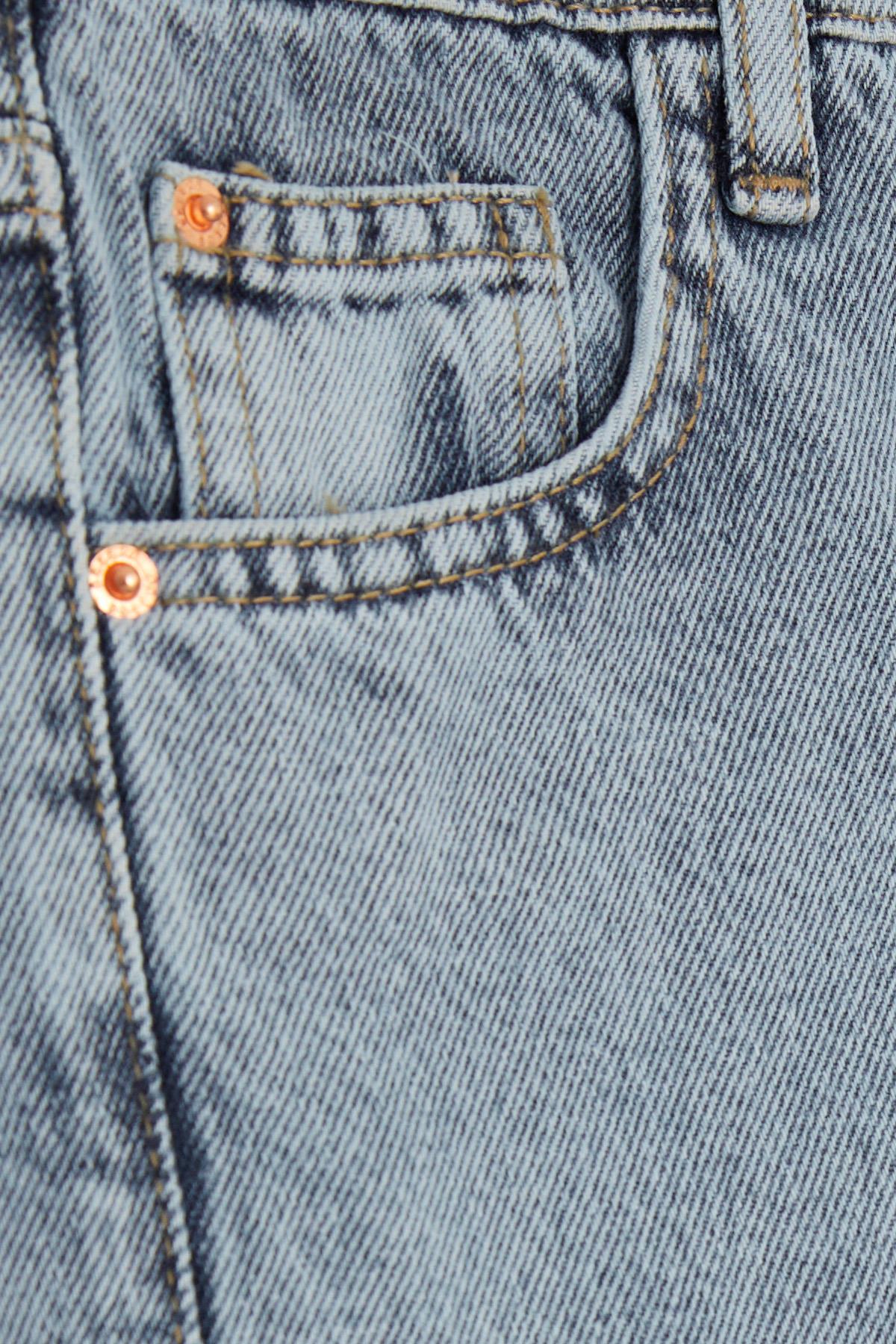 Breeze Kız Çocuk Kot Pantolon Cepli Fermuarlı Mavi (10-14 Yaş)