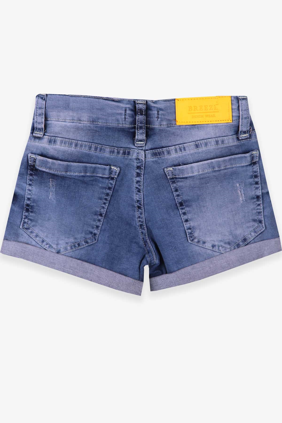 Breeze Kız Çocuk Kot Şort Mavi (6-10 Yaş)