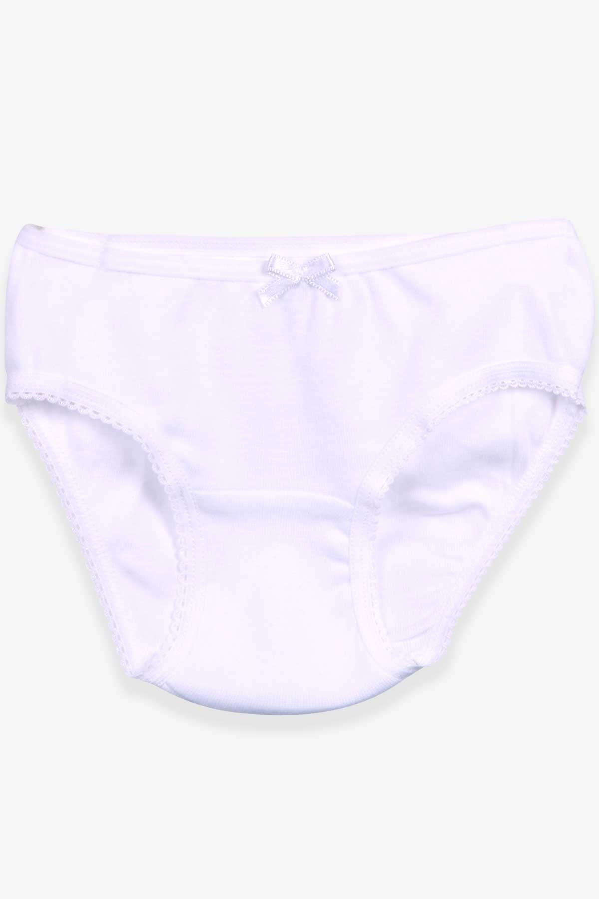 Breeze Kız Çocuk Külot İç Giyim Fiyonklu Beyaz (1 Yaş)
