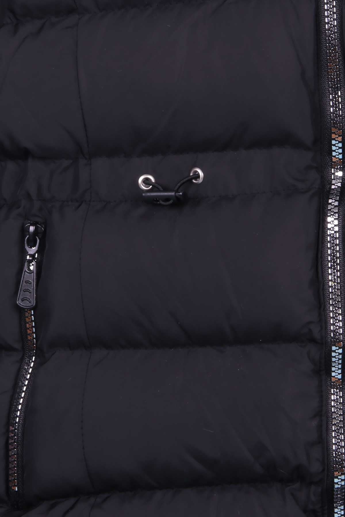 Breeze Kız Çocuk Mont Kapüşonlu Parka Siyah (11-14 Yaş)