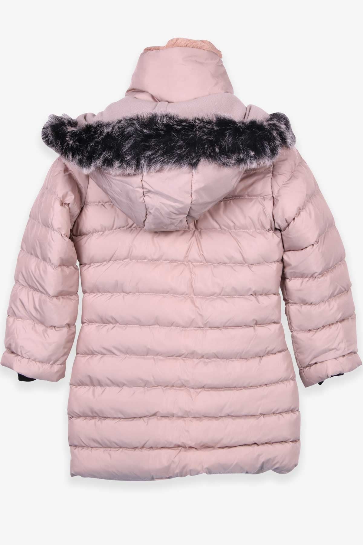 Breeze Kız Çocuk Mont Kapüşonlu Parka Bej (7-10 Yaş)