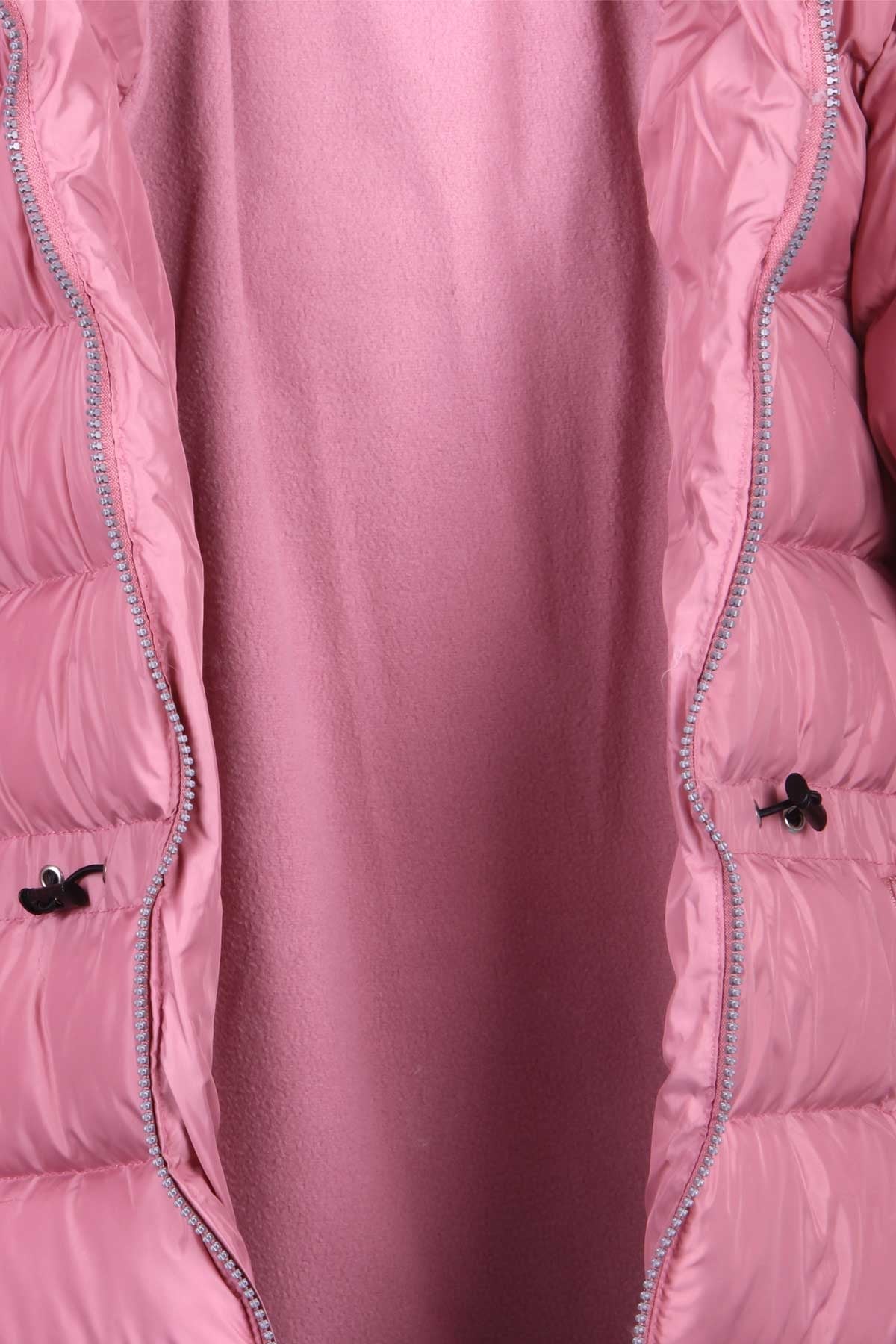 Breeze Kız Çocuk Mont Kapüşonlu Parka Gülkurusu (11-14 Yaş)