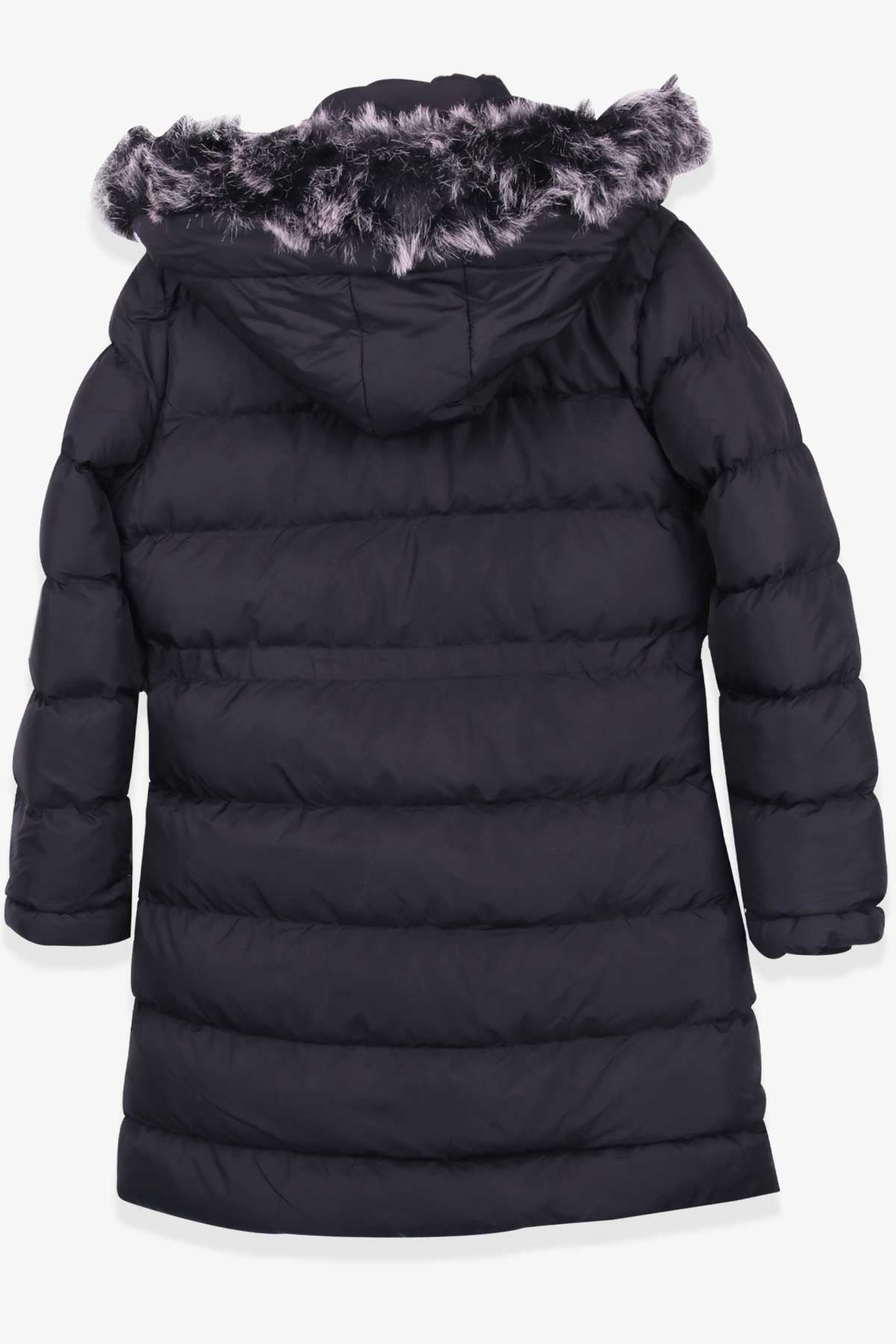 Breeze Kız Çocuk Mont Kapüşonlu Parka Siyah (11-14 Yaş)