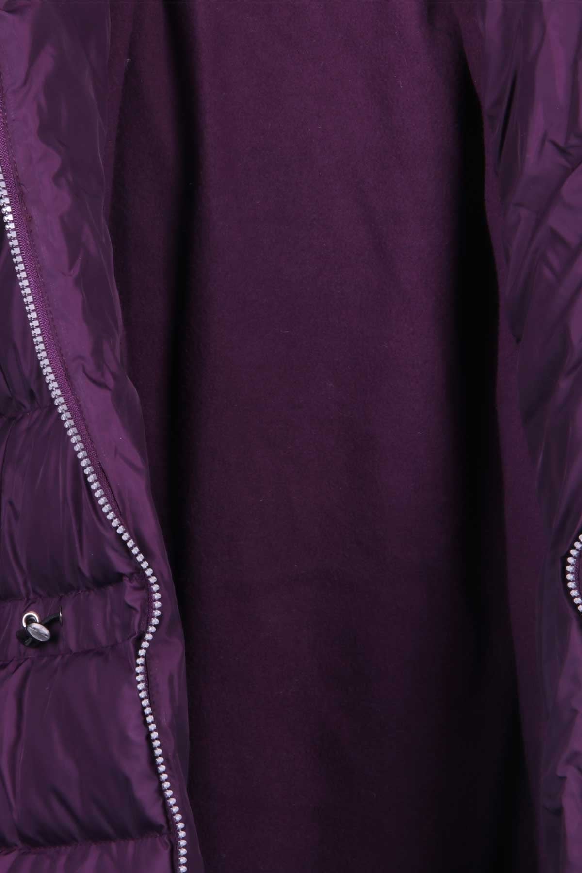Breeze Kız Çocuk Mont Kapüşonlu Parka Mürdüm (11-14 Yaş)