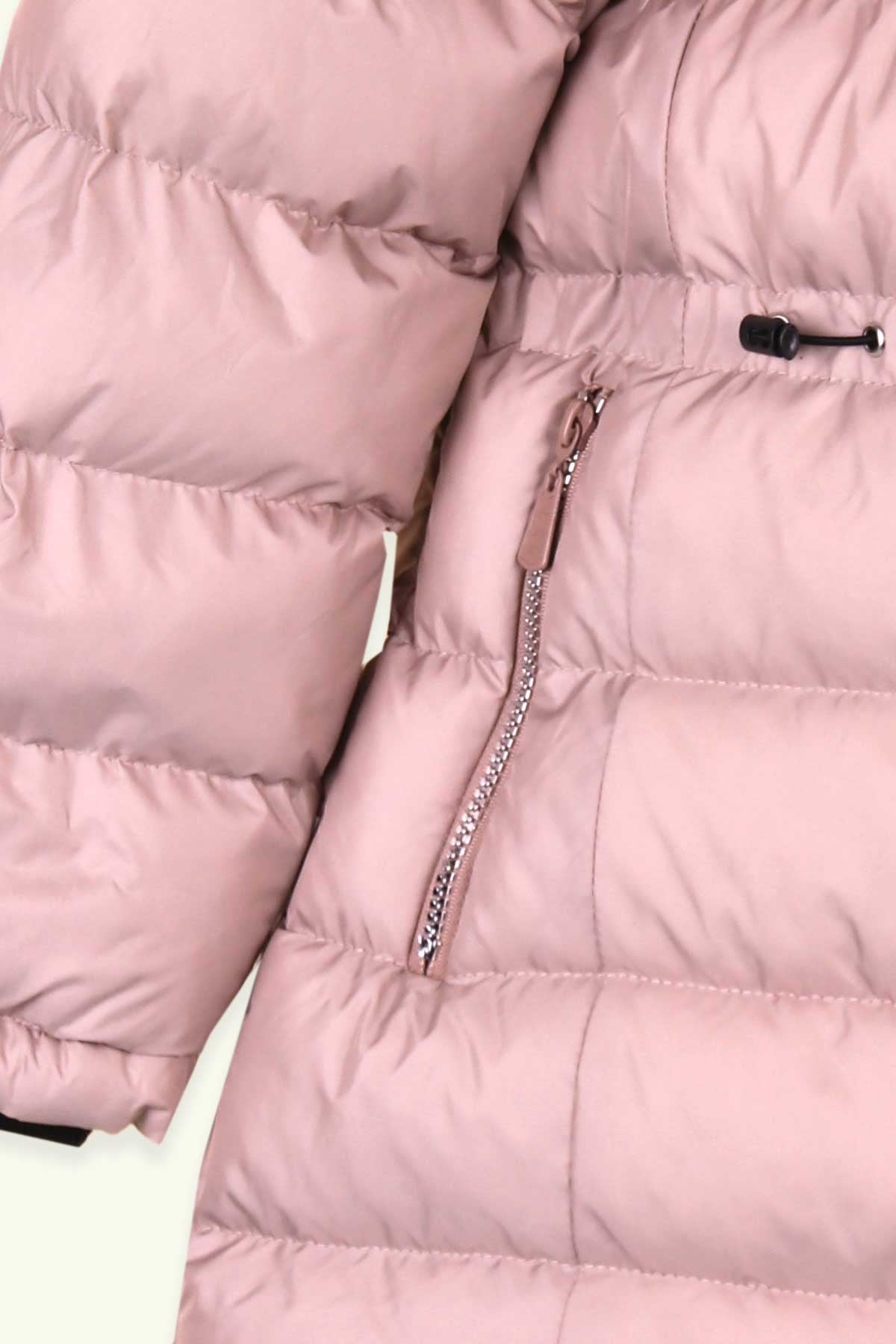 Breeze Kız Çocuk Mont Kapüşonlu Parka Vizon (11-14 Yaş)