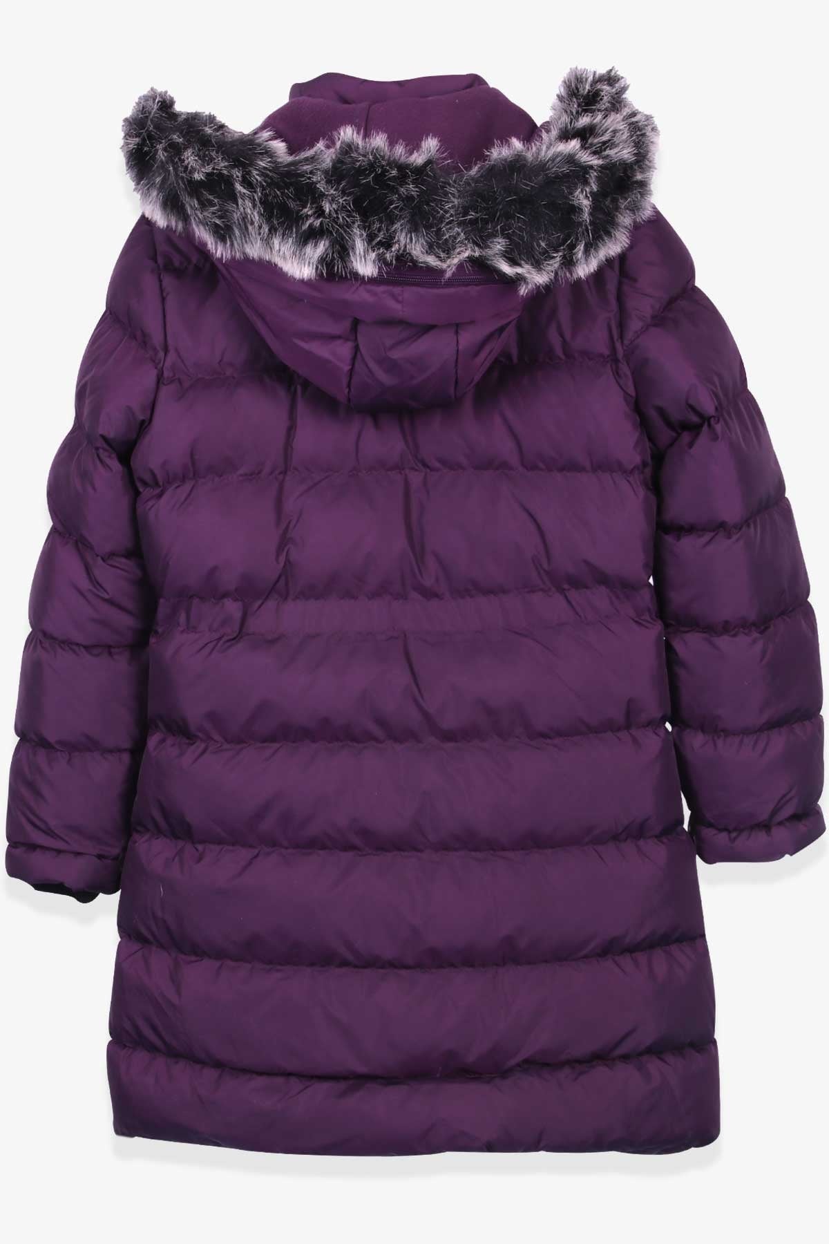 Breeze Kız Çocuk Mont Kapüşonlu Parka Mürdüm (11-14 Yaş)